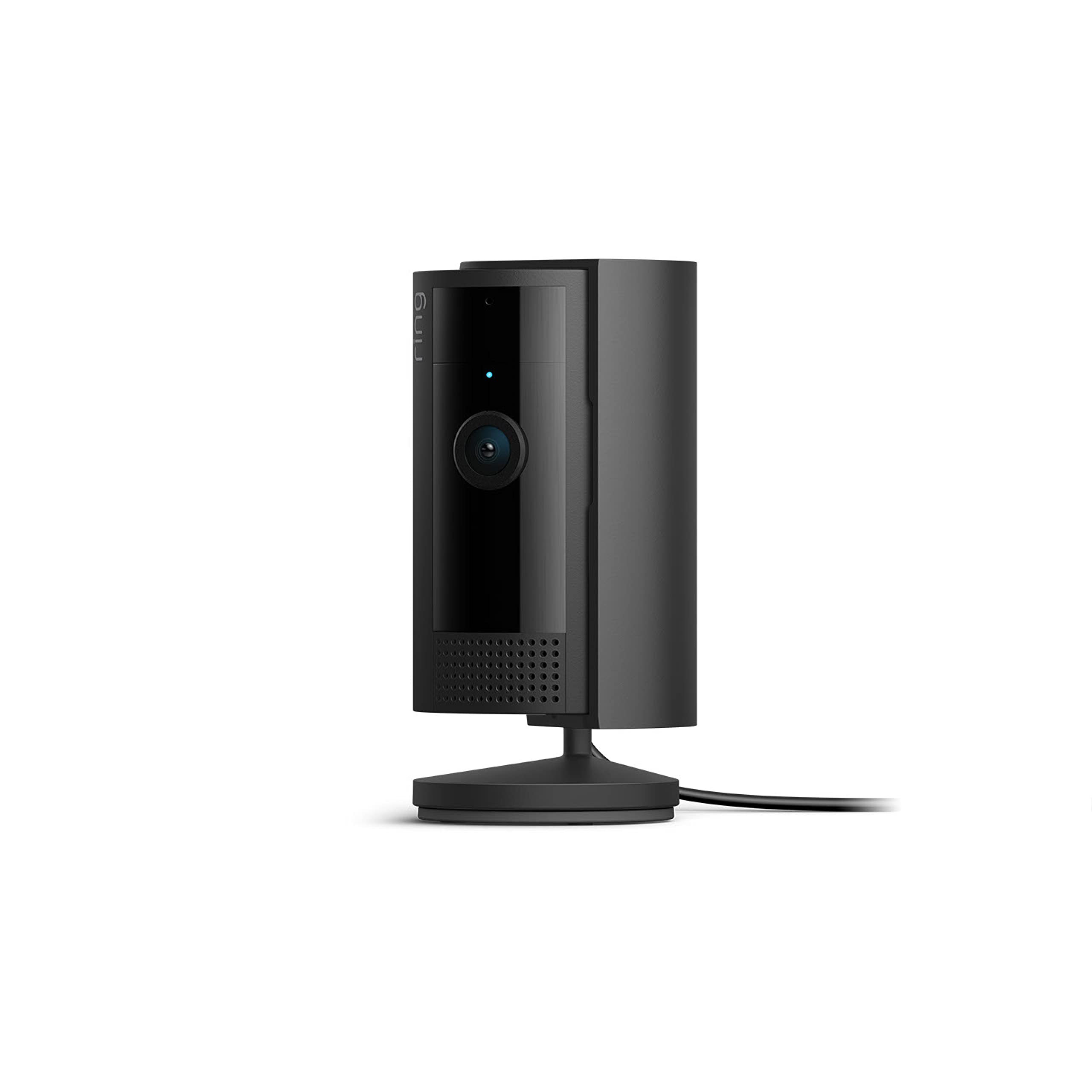 Like-New Ring Indoor Cam, Home or business security in 1080p HD video, White