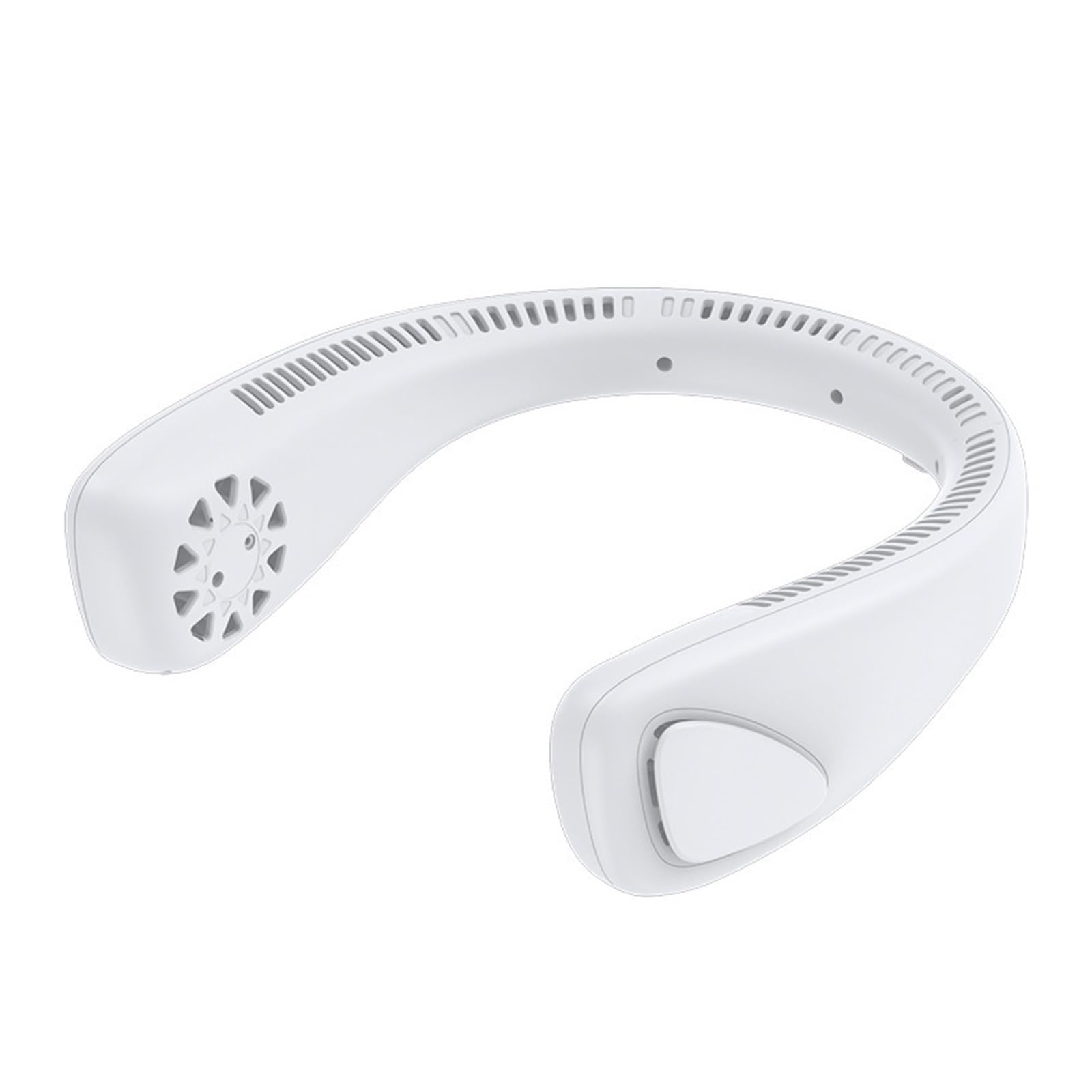 Bladeless Hanging Neck Fan, USB Rechargeable Portable with Upper & Lower Air Outlets Multi Motors for Outdoor Use