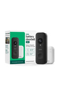 Blink Battery Doorbell 2K+ (newest model) — Wireless video doorbell, 2K resolution, enhanced audio. Required Sync Module not included – Add-On (Black)