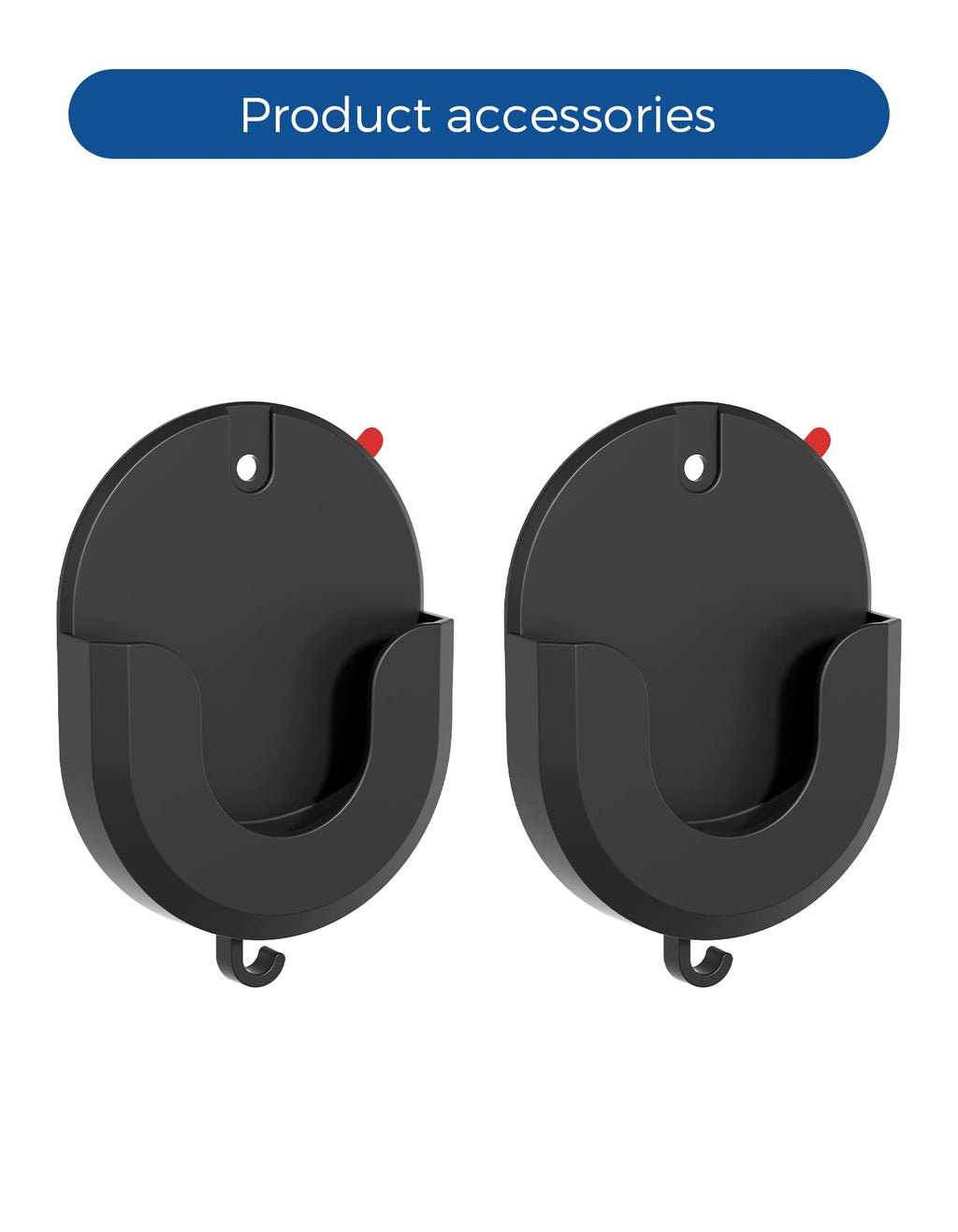 No Drill Ring Indoor Cam Adhesive Wall Mount Bracket, Strong Durable Adhesive Camera Mount Stand for Ring Indoor Cam(1st Gen and 2nd Gen) Blink Camera Mount, 2 Pack Mount Bracket