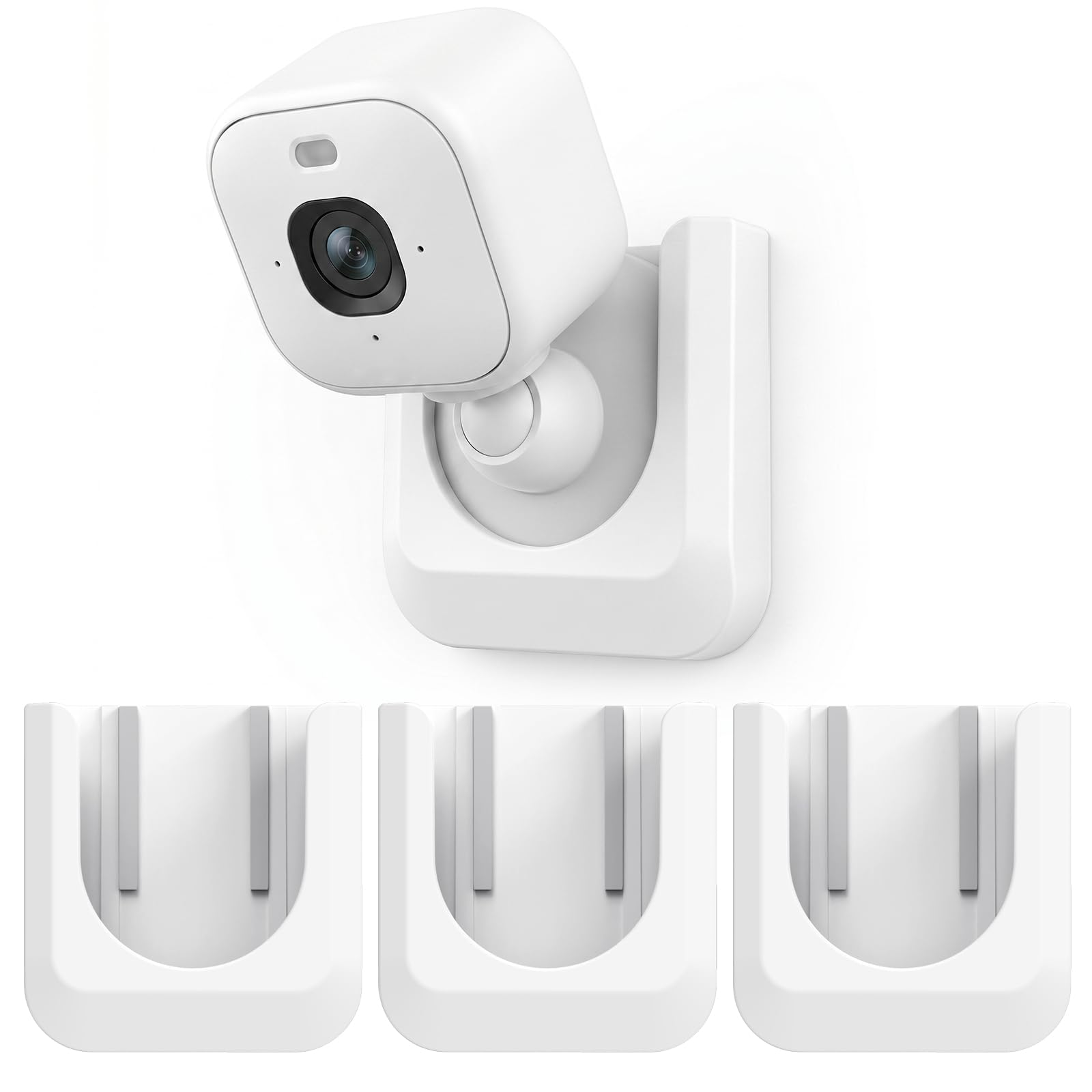 Blink Mini 2 Camera Adhesive Wall Mount Bracket, Strong Adhesive Durable Camera Mount Stand for Blink Mini Indoor Camera, No Drill, No Screws, Decorate Damage-Free, Easy to Install (2 Pack)