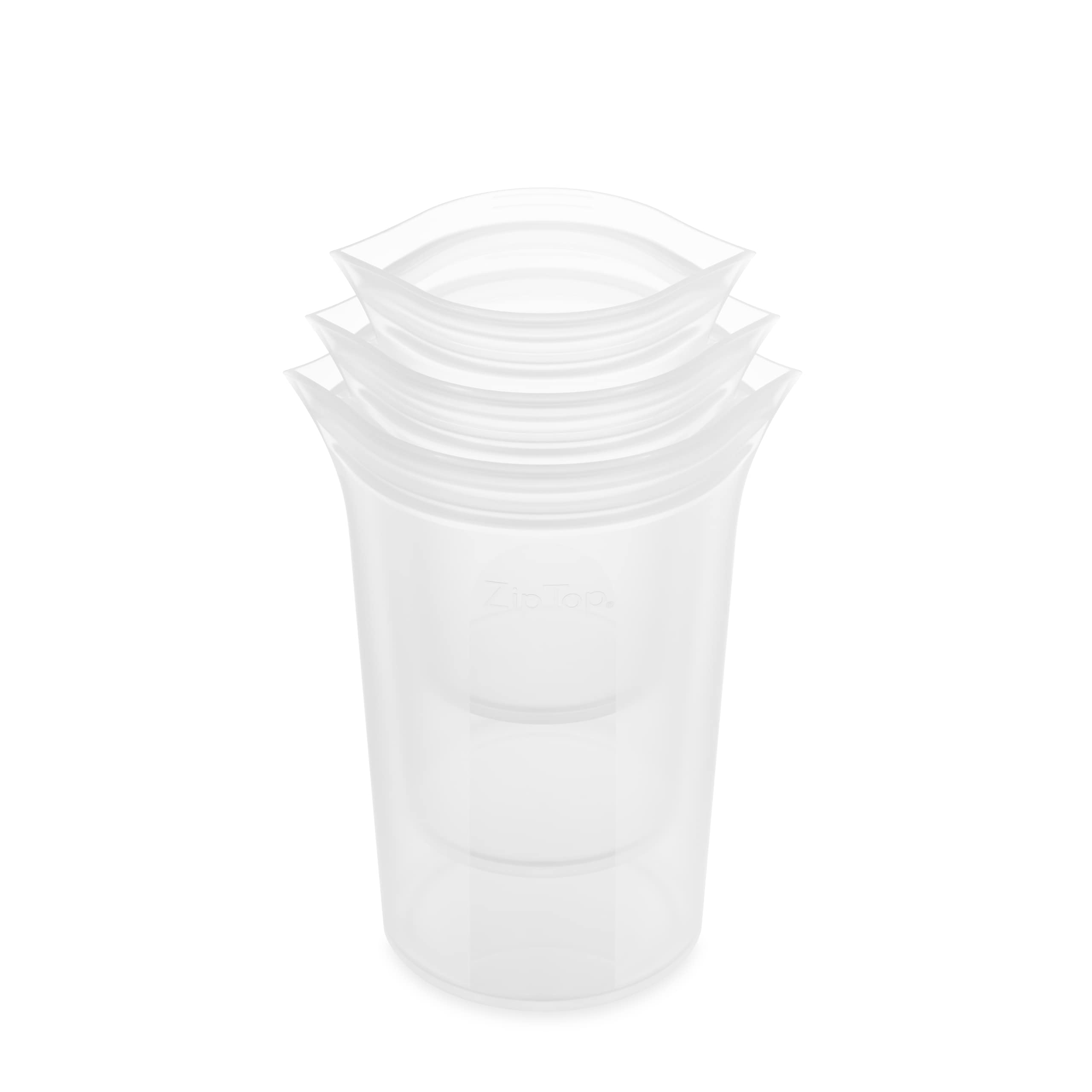 Zip Top Reusable Food Storage Containers Full Set of 8 Lavender – Platinum Silicone Cups, Dishes & Bags – Microwave, Dishwasher & Freezer Safe – Made in USA, BPA-Free