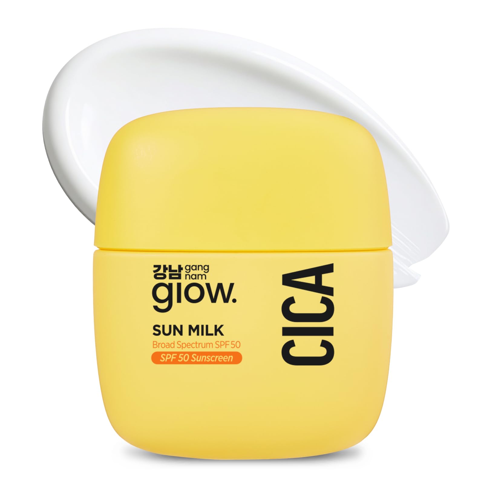 GANGNAM GLOW Day Shield Perfect Sunscreen SPF 50 - Effortless Tinted Sunscreen with Zinc Oxide, Sheer Moisturizer for face, Quick Absorption, Broad Spectrum, All Skin Types, Korean Skincare, 1.69 floz