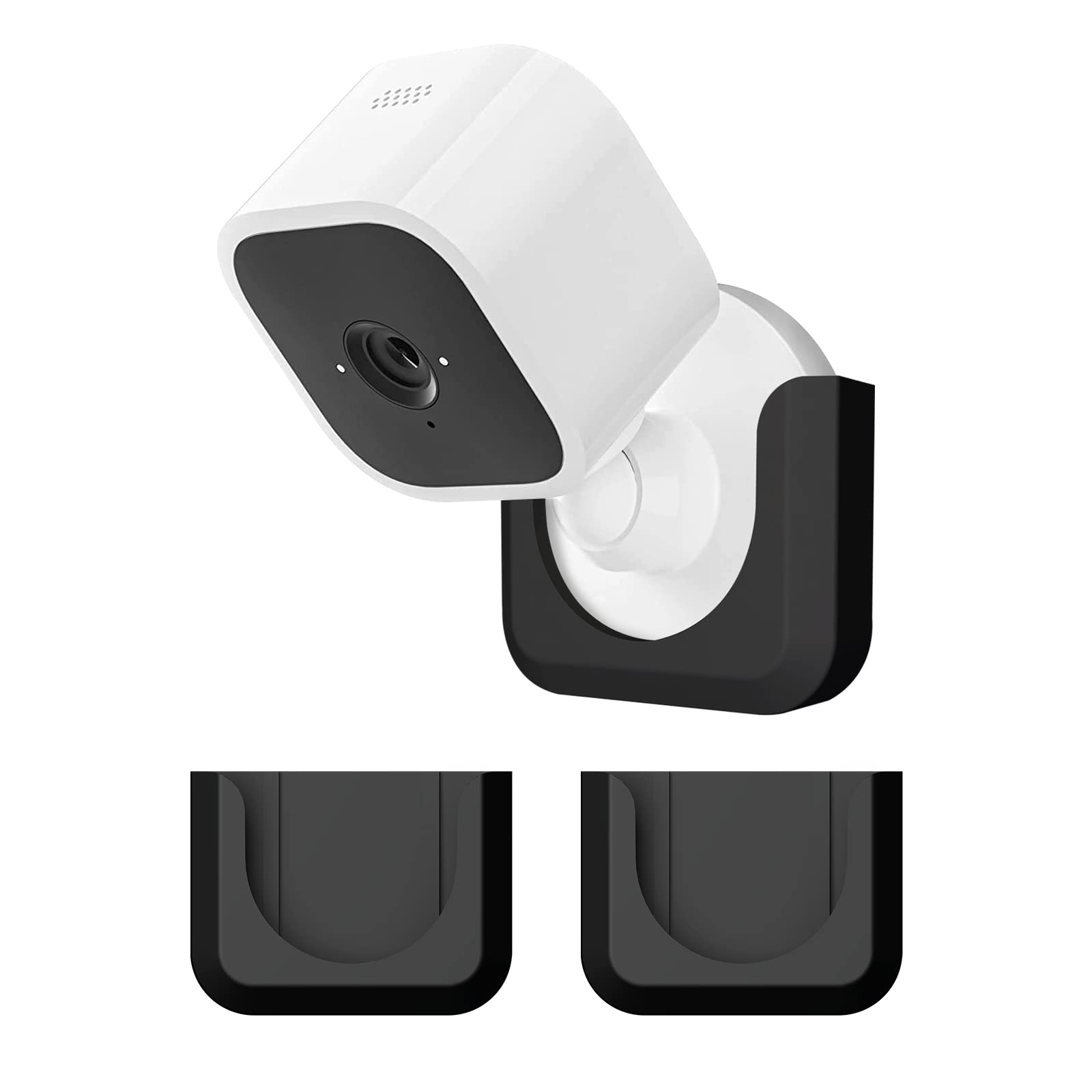 Blink Mini 2 Camera Adhesive Wall Mount Bracket, Strong Adhesive Durable Camera Mount Stand for Blink Mini Indoor Camera, No Drill, No Screws, Decorate Damage-Free, Easy to Install (2 Pack)