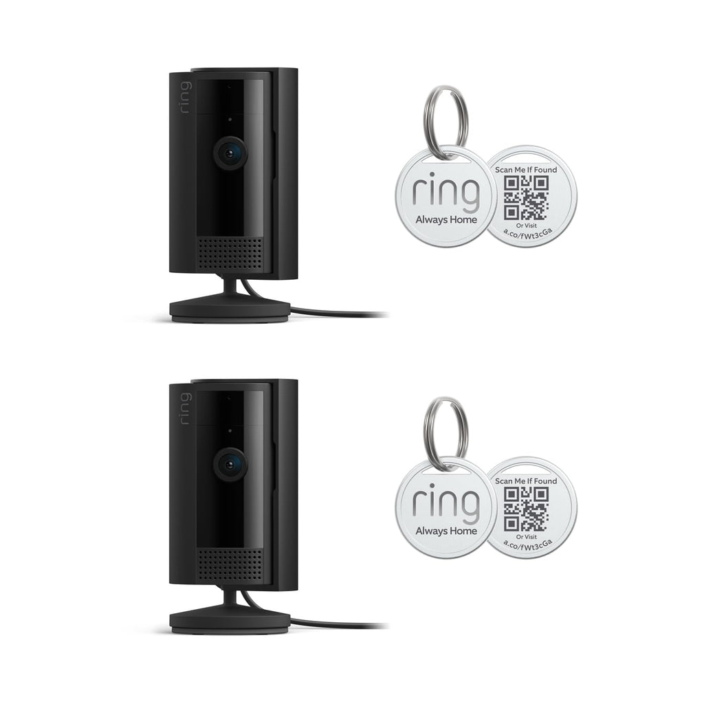 Ring Indoor Cam (2nd Gen), White with Ring Pet Tag