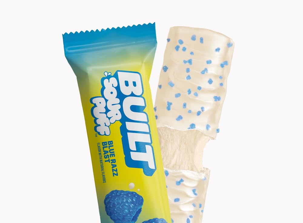 BUILT Bar Puff Protein Bars - Variety Pack - 15-17g Protein Snack Bars with Collagen - Calorie Conscious & Gluten Free - 12 Count, Variety May Vary | Protein Snack Bars with Collagen, Calorie Conscious, Gluten Free