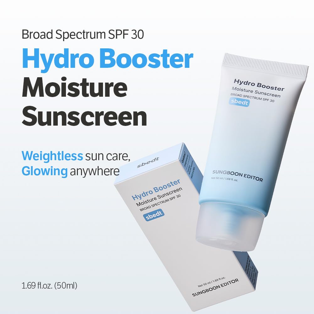 SUNGBOON EDITOR Daily Invisible Blurring Sunscreen with Broad Spectrum SPF 40 Invisible Sunscreen for Face, Makeup Primer SPF, 50ml, 1.69 fl.oz, Oil Free, Weightless