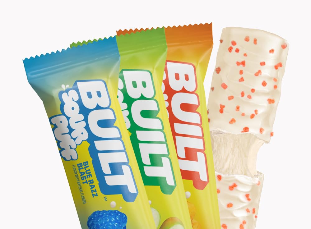 BUILT Bar Puff Protein Bars - Variety Pack - 15-17g Protein Snack Bars with Collagen - Calorie Conscious & Gluten Free - 12 Count, Variety May Vary | Protein Snack Bars with Collagen, Calorie Conscious, Gluten Free