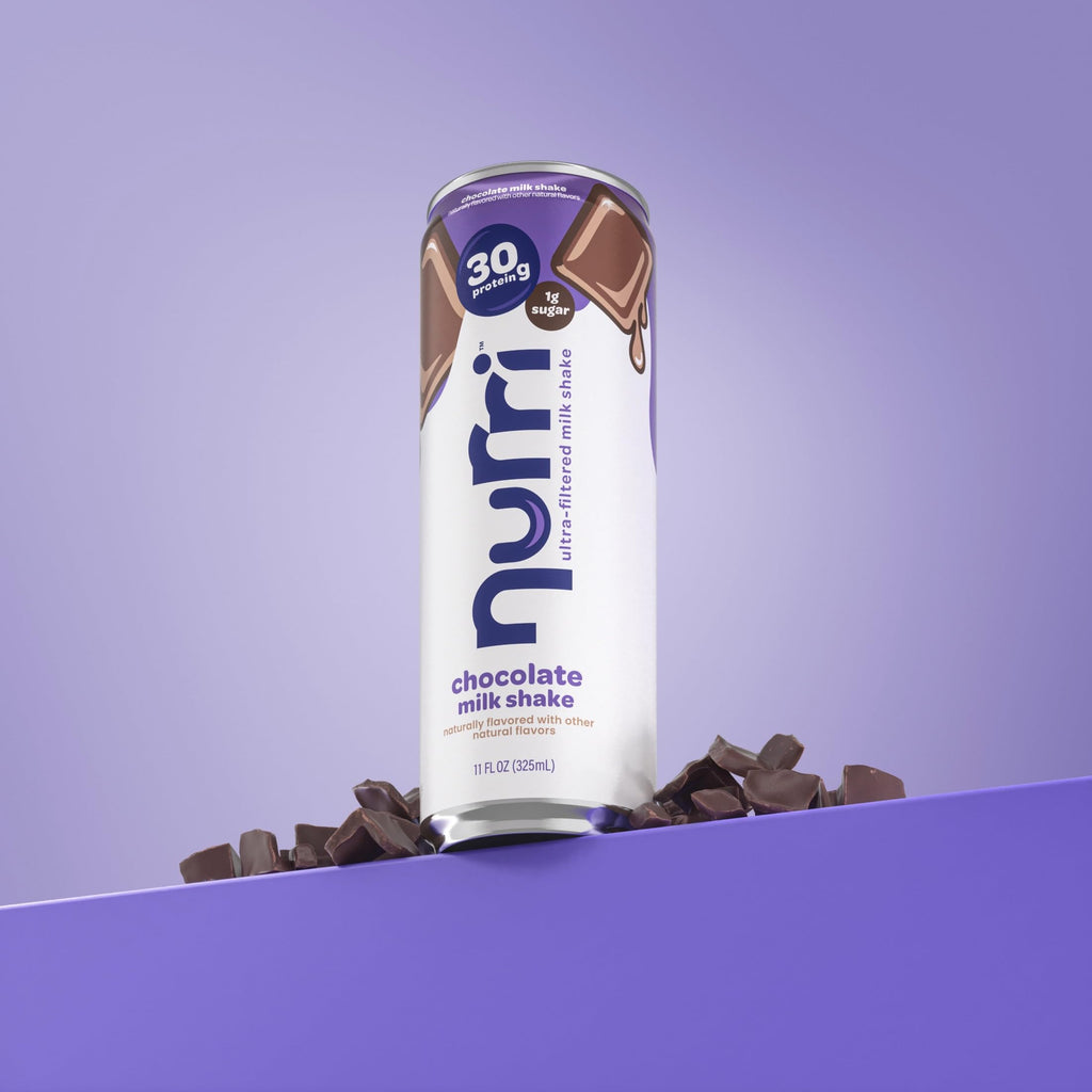 Nurri - 30g Protein Ultra Filtered Milk Shake – Mocha- with Caffeine for Energy, Lactose Free, Low Sugar, 150 Calories, 10 Vitamins and Minerals - 11 fl oz, 10 Cans