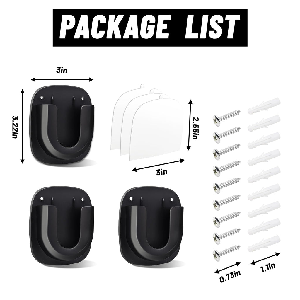 3 Pack Adhesive Wall Mount for Blink Mini/Blink Mini 2/ Blink Indoor/Blink Outdoor Cameras, No Drilling, No Screws, Easy Installation