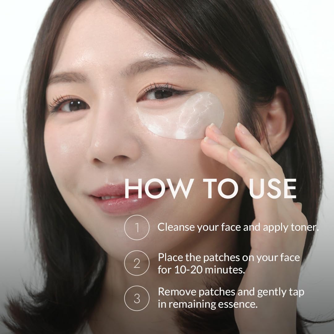 MIZON Under Eye Patches for Puffy Eyes & Dark Circles, 24K Gold & Snail Mucin, 60 Pcs – Anti-Wrinkle Collagen & Peptide Formula – Moisturizing Korean Eye Mask for Elasticity