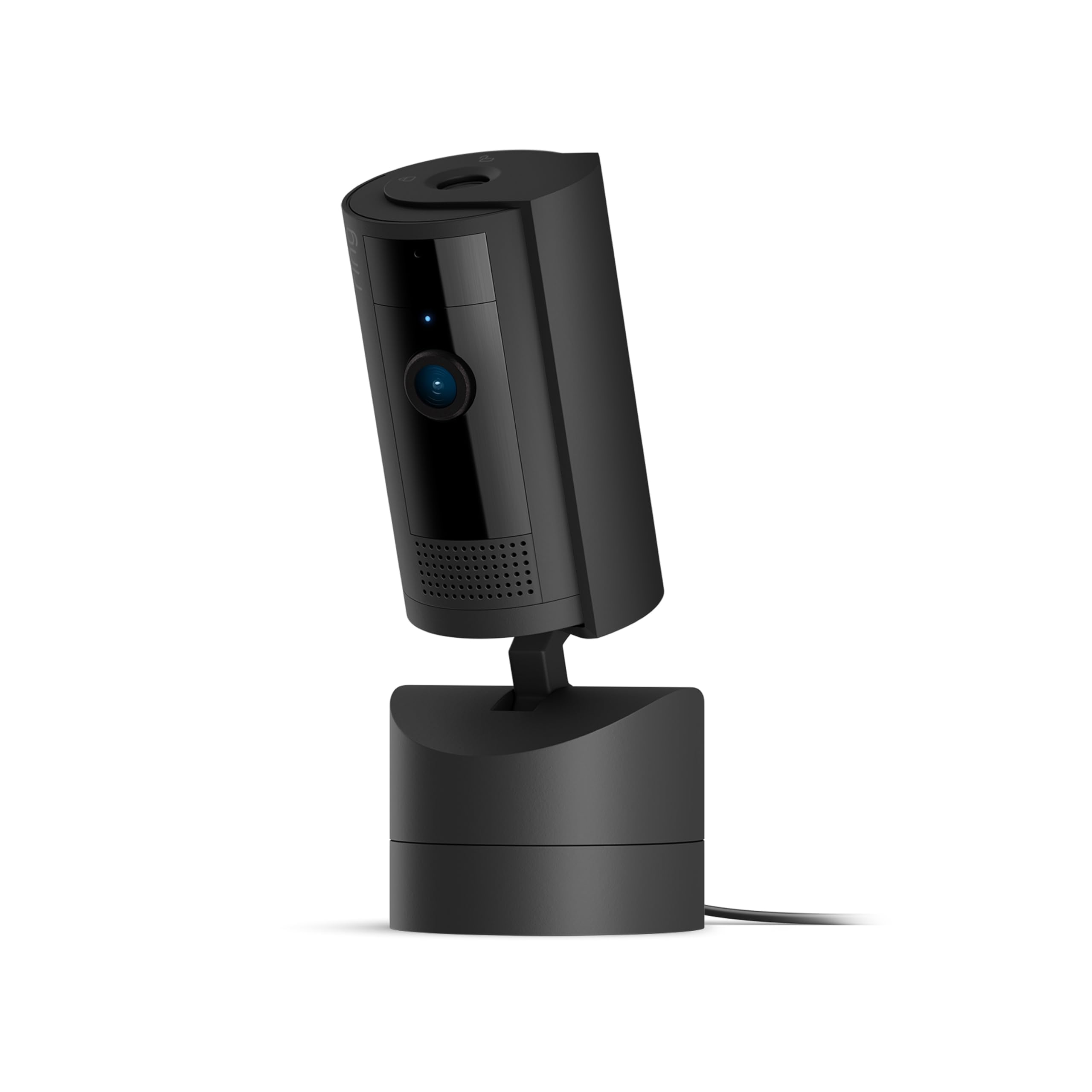 Ring Pan-Tilt Indoor Cam (newest model), See all around your home or business with 360° pan coverage, HD video, plus Two-Way Talk, White