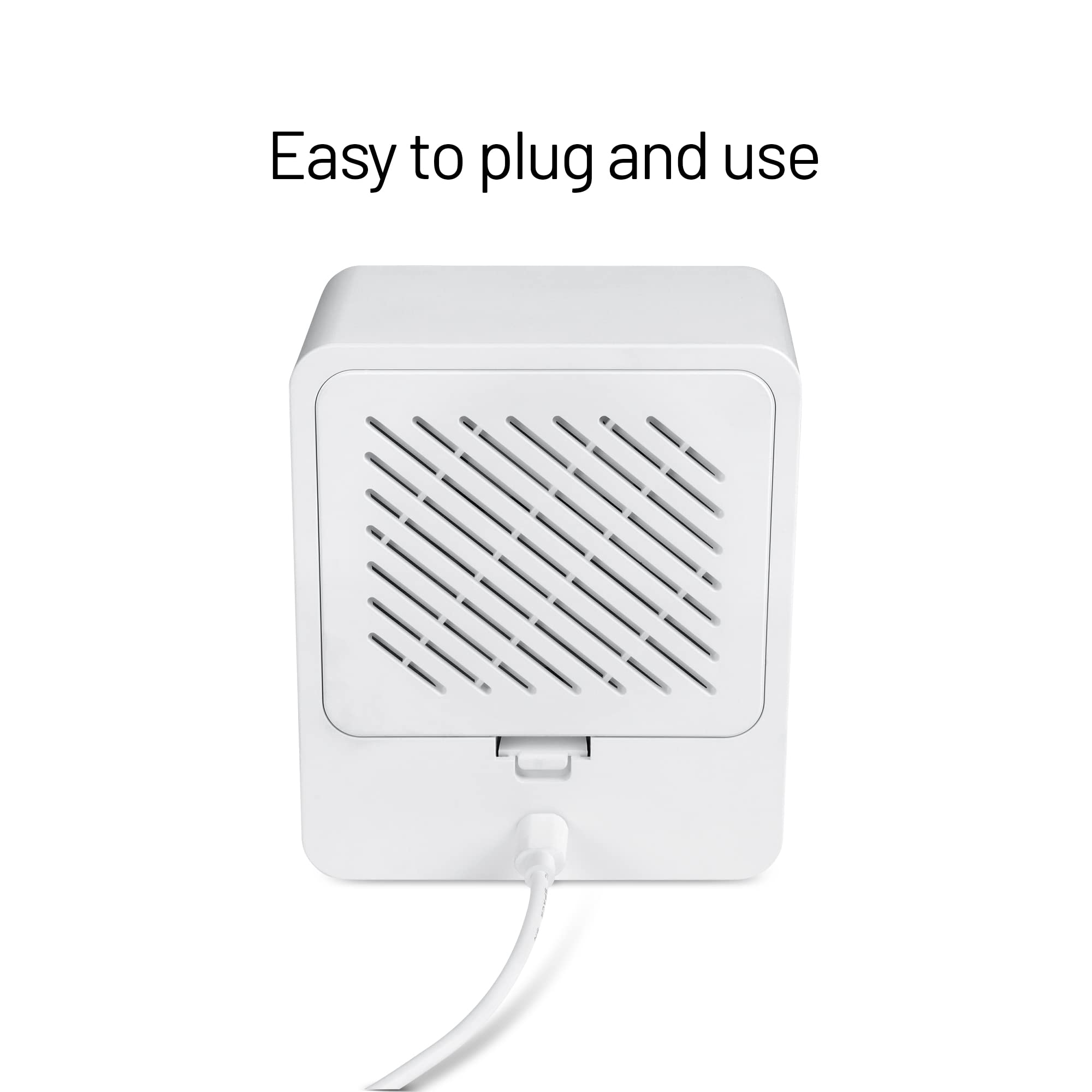 Wasserstein Alarm Clock Case for Blink Mini - Black Version - Discreet Cover for Low-Key Camera Placement - NOT Compatible with Blink Mini 2 (White Version) - Camera NOT Included