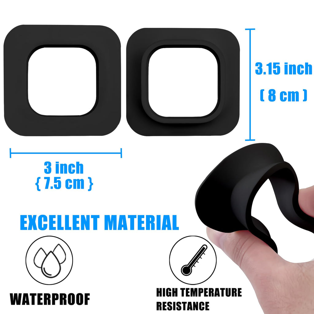 2 Pack Window Mount Compatible with Blink Mini Indoor, Secured Camera Glass Wall Holder for Single Pane Glass Windows/Doors for Outside Security Monitoring,White