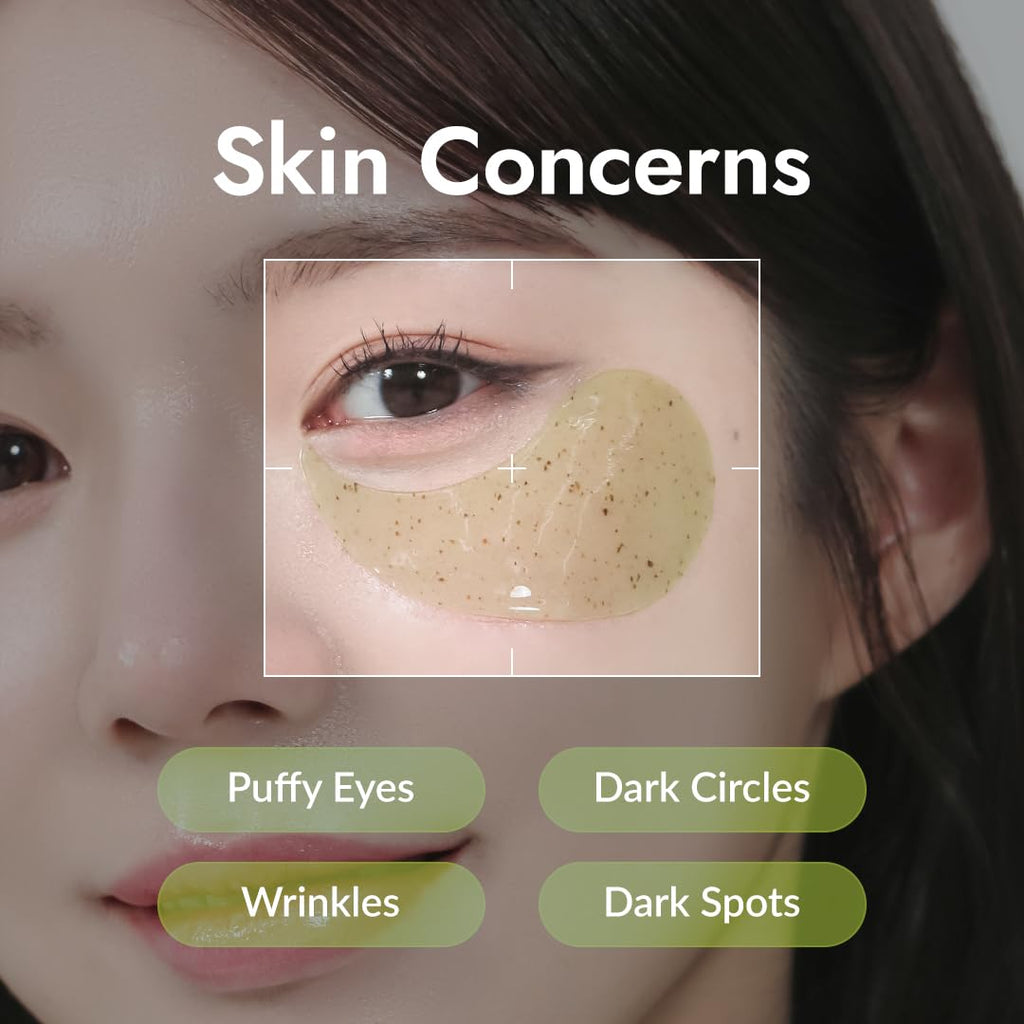 MIZON Under Eye Patches for Puffy Eyes & Dark Circles, 24K Gold & Snail Mucin, 60 Pcs – Anti-Wrinkle Collagen & Peptide Formula – Moisturizing Korean Eye Mask for Elasticity
