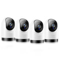 YOTON Indoor Security Camera, 2K 360° Wi-Fi Baby Monitor & Pet Camera w/Motion Tracking, 2-Way Audio, Night Vision, SD/Cloud, Compatible with Alexa & Google Home, 2.4/5GHz