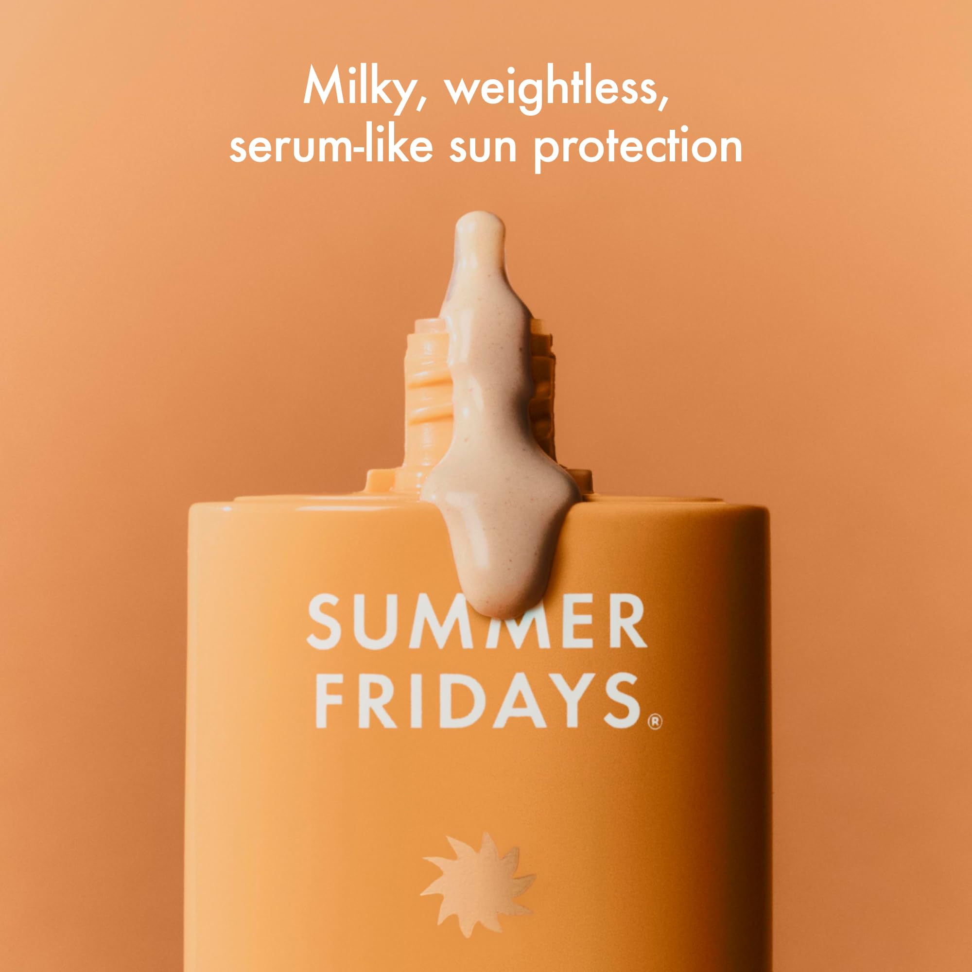 Summer Fridays ShadeDrops SPF 50 Mineral Milk Sunscreen - Lightweight + Hydrating Face Sunscreen - Zinc Oxide SPF for Face with Ceramides - Daily Skin Care for Sensitive Skin - Vegan Sunblock (1.7 Oz)