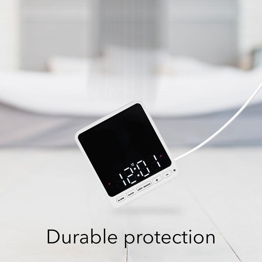 Wasserstein Alarm Clock Case for Blink Mini - Black Version - Discreet Cover for Low-Key Camera Placement - NOT Compatible with Blink Mini 2 (White Version) - Camera NOT Included