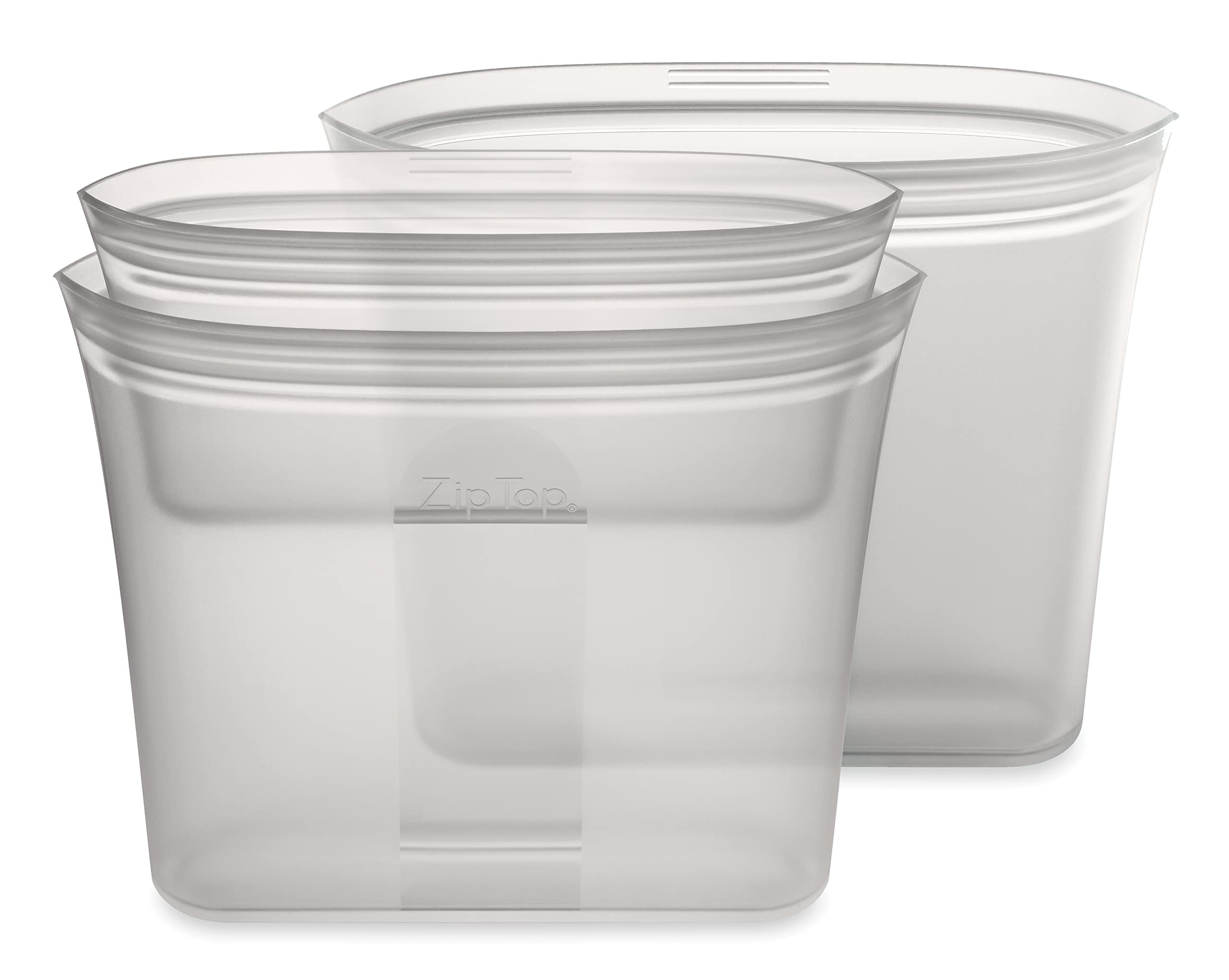 Zip Top Reusable Food Storage Containers Full Set of 8 Lavender – Platinum Silicone Cups, Dishes & Bags – Microwave, Dishwasher & Freezer Safe – Made in USA, BPA-Free