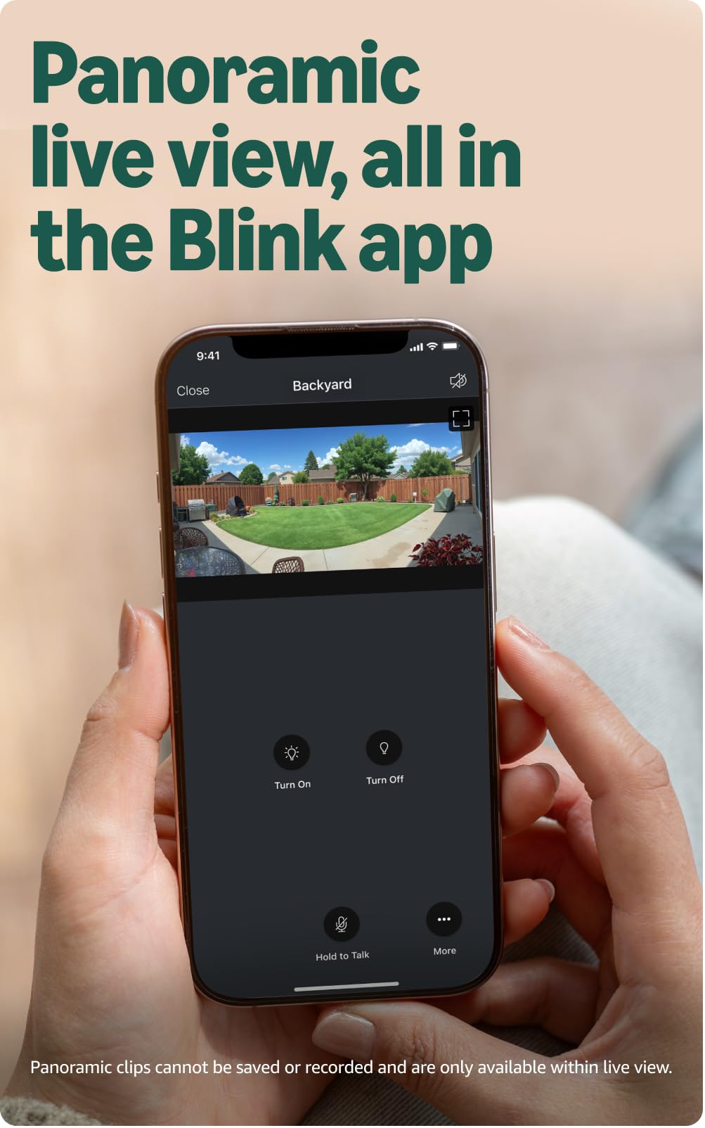 Blink Arc – Plug-in Panoramic Vision [Plus Subscription required], 180° dual-camera mount for Mini 2K+ and Mini 2 (sold separately) – Mount Accessory only (White)
