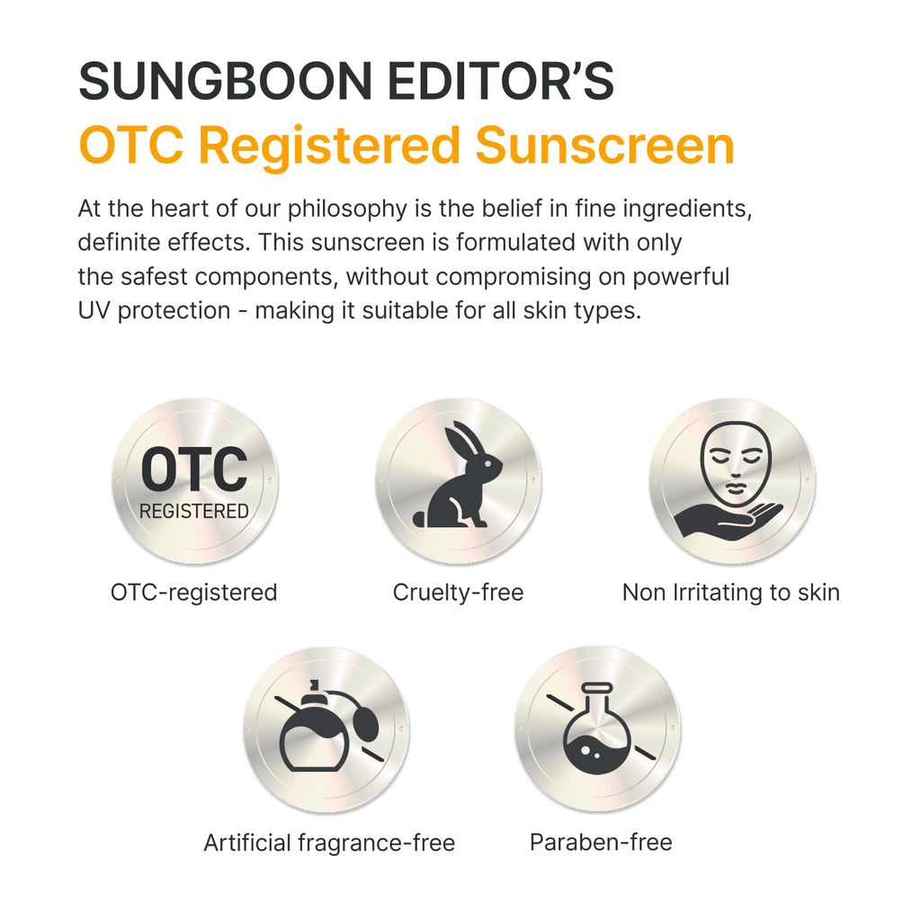 SUNGBOON EDITOR Daily Invisible Blurring Sunscreen with Broad Spectrum SPF 40 Invisible Sunscreen for Face, Makeup Primer SPF, 50ml, 1.69 fl.oz, Oil Free, Weightless