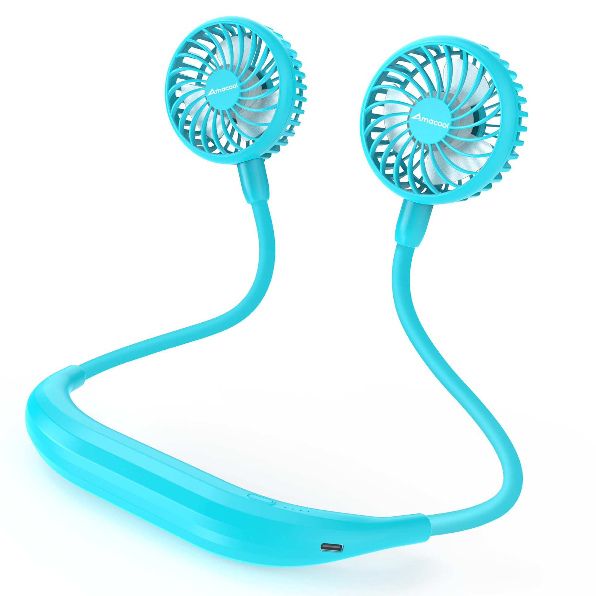 AMACOOL Portable Neck Fan, Lightweight Wearable with Hands-Free Comfort, 360° Adjustable Personal Fan with Ultra Quiet & Strong Wind, Gifts for Men Women Hot Flashes Cruise Travel Outdoor Sports 2026