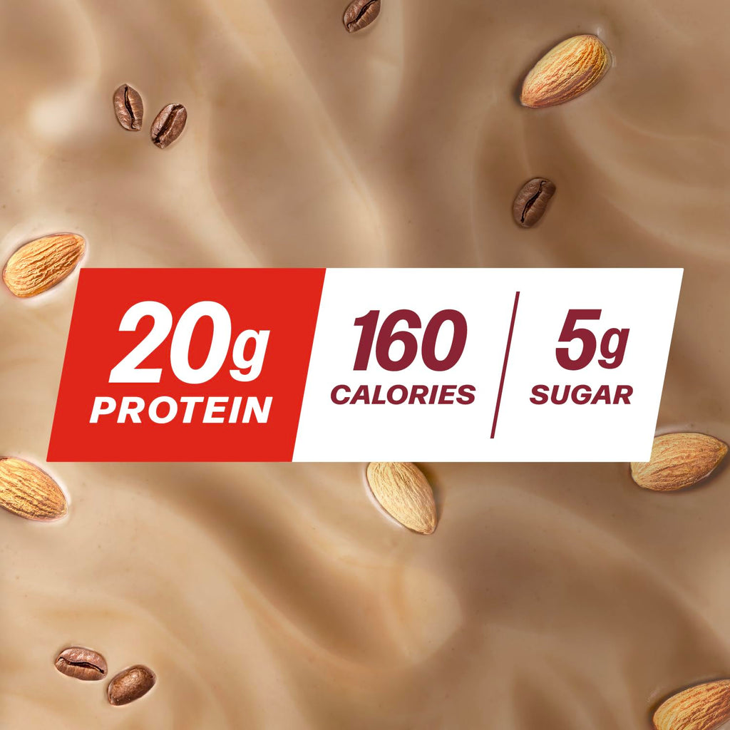 Premier Protein Non-Dairy Plant Based Almondmilk Protein Shake, Coffee with Caffeine for Energy – 20g Protein, 5g Sugar, 11 fl oz, 4 Pack