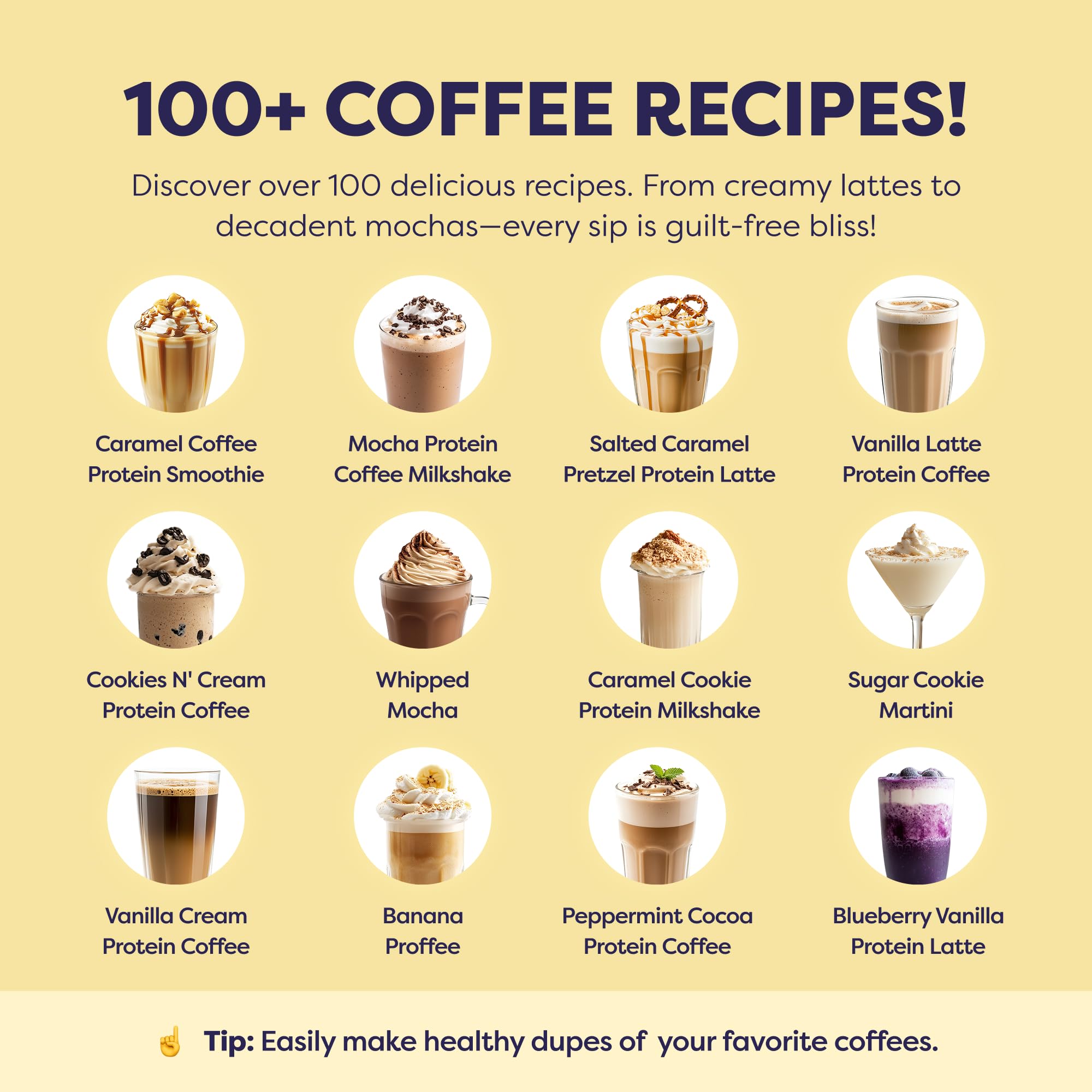Javvy Protein Iced Coffee - Premium Whey Protein & Iced Coffees, 100% Natural Cold Brew, Zero Artificial Flavors & Sweeteners, 80mg Caffeine, No Added Sugar, 20 Servings, Caramel, 1 Pack