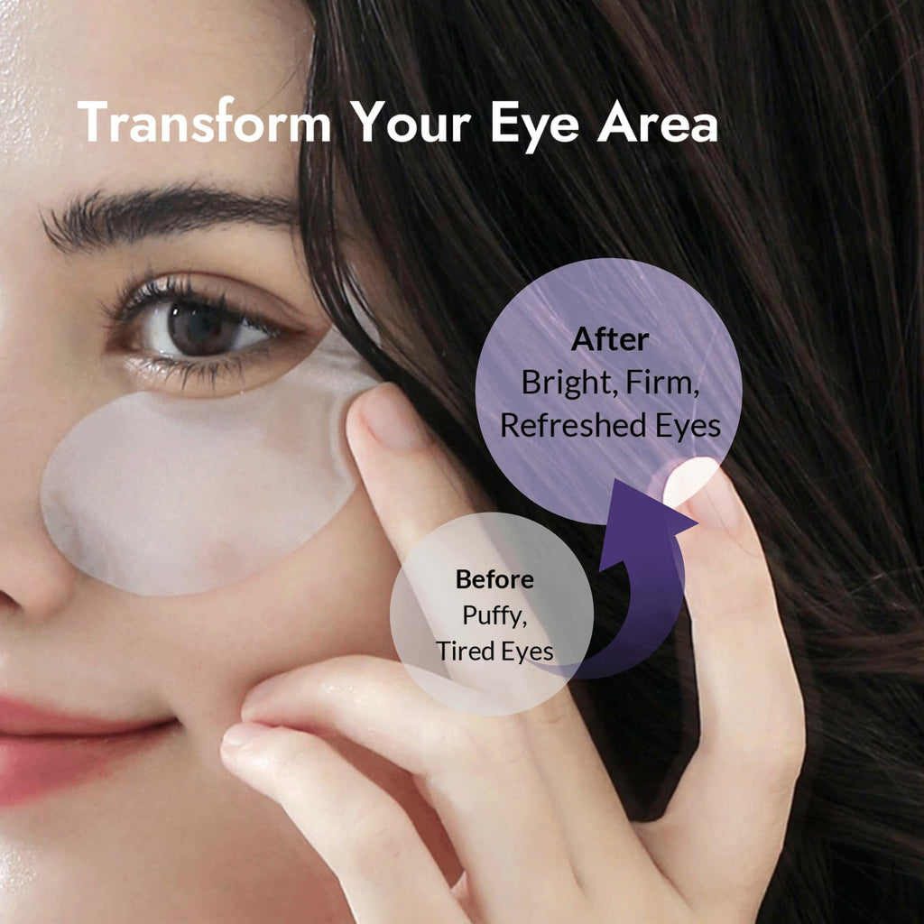 MIZON Under Eye Patches for Puffy Eyes & Dark Circles, 24K Gold & Snail Mucin, 60 Pcs – Anti-Wrinkle Collagen & Peptide Formula – Moisturizing Korean Eye Mask for Elasticity