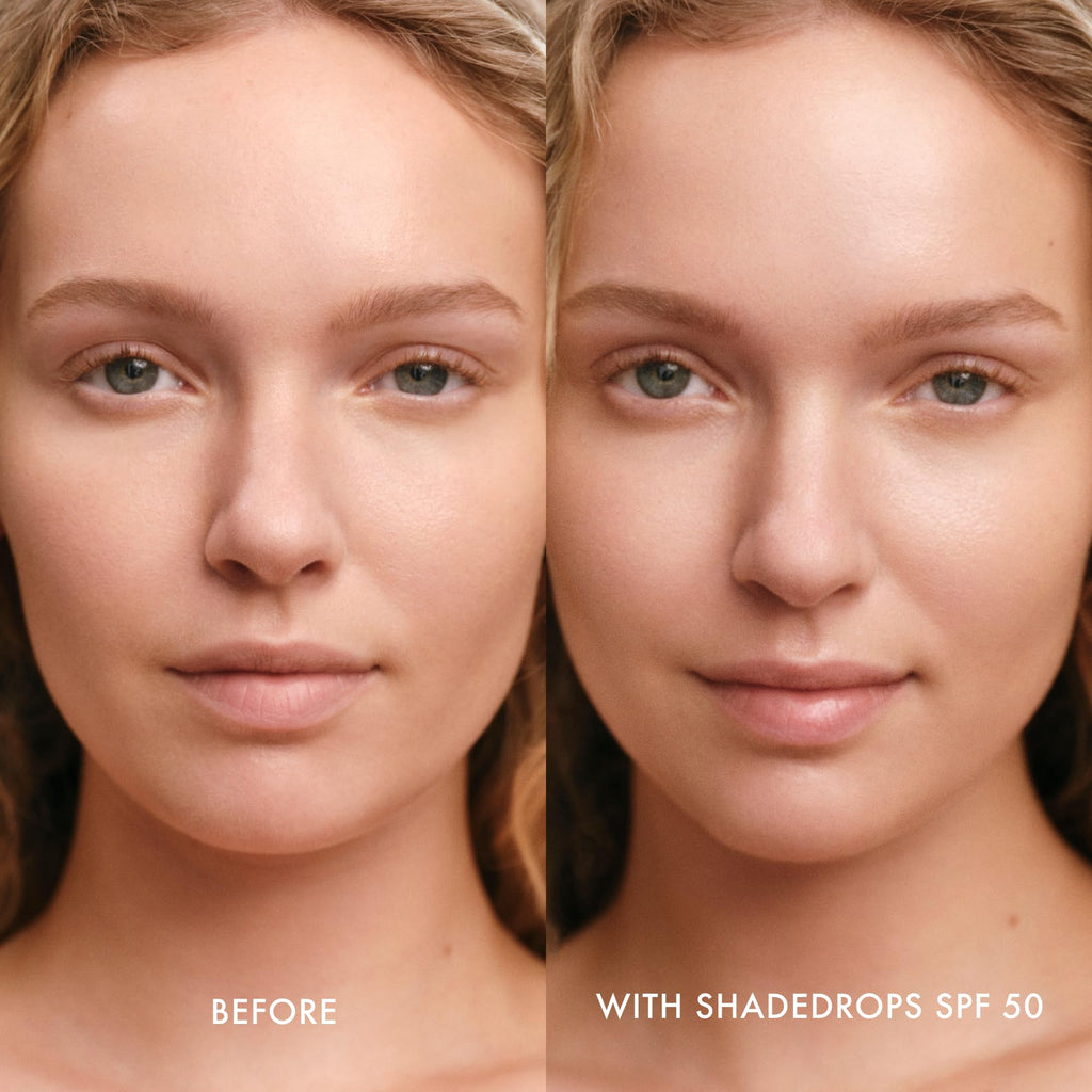 Summer Fridays ShadeDrops SPF 50 Mineral Milk Sunscreen - Lightweight + Hydrating Face Sunscreen - Zinc Oxide SPF for Face with Ceramides - Daily Skin Care for Sensitive Skin - Vegan Sunblock (1.7 Oz)