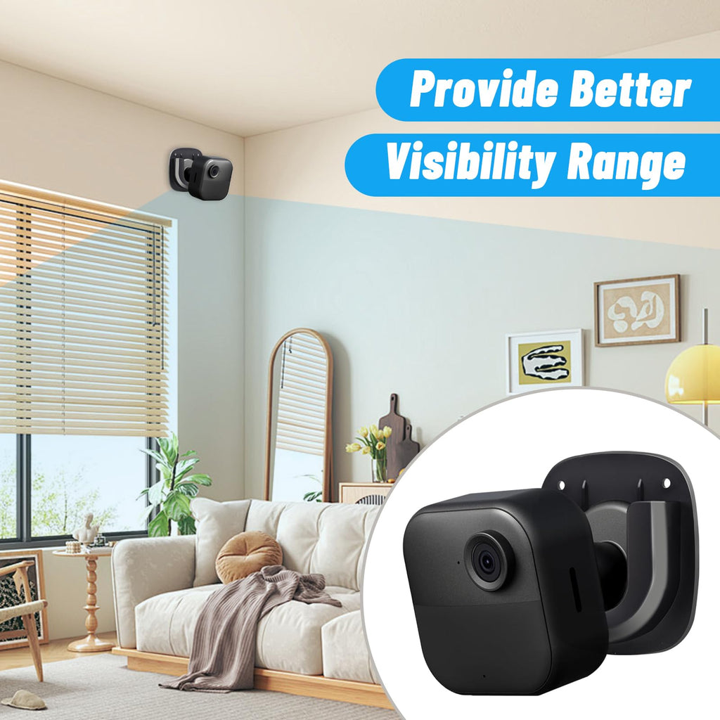 3 Pack Adhesive Wall Mount for Blink Mini/Blink Mini 2/ Blink Indoor/Blink Outdoor Cameras, No Drilling, No Screws, Easy Installation