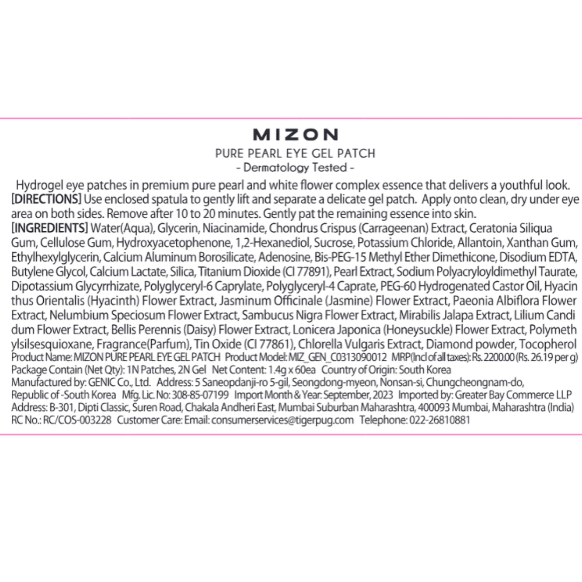 MIZON Under Eye Patches for Puffy Eyes & Dark Circles, 24K Gold & Snail Mucin, 60 Pcs – Anti-Wrinkle Collagen & Peptide Formula – Moisturizing Korean Eye Mask for Elasticity