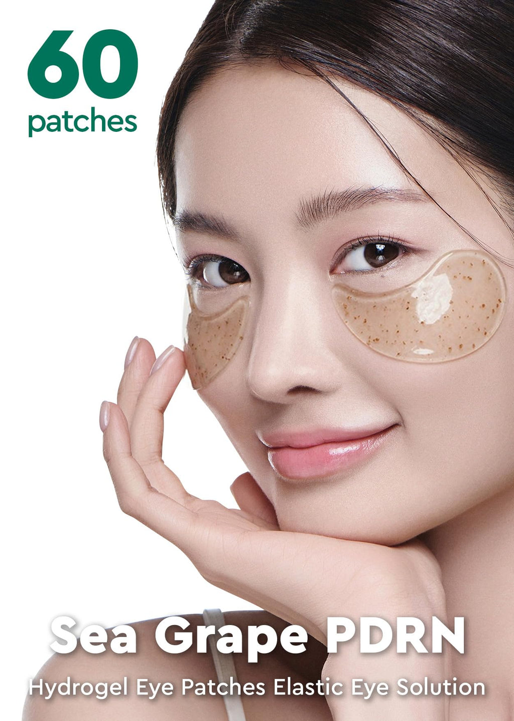 bewants Under Eye Patches for Puffy Eyes, Korean Under Eye Mask with Vegan Collagen and Hyaluronic Acid, Patches for Dark Circles and Cooling, 60 pieces