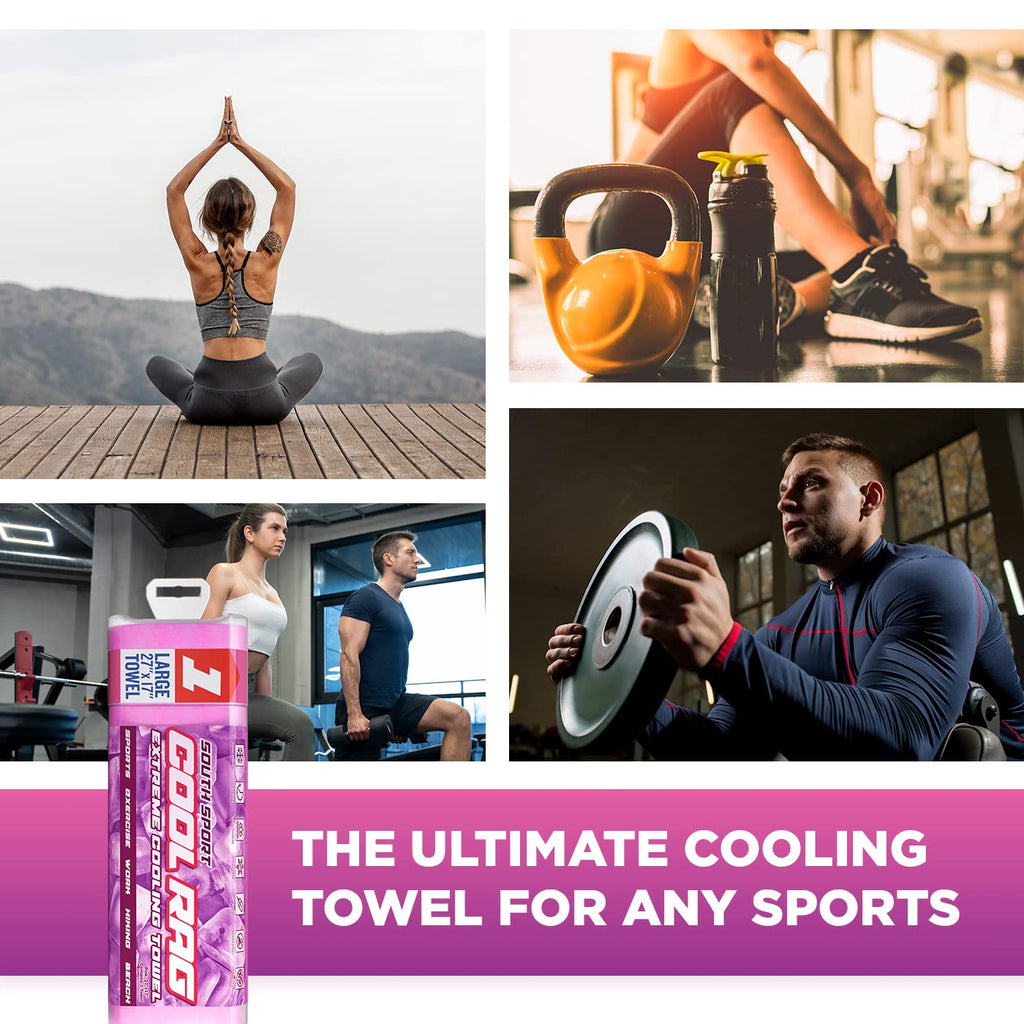 Cool Cool RAG Extreme Cooling Towel for Heat Relief - PVA Cooling Towel for Workout, Gym, Running and for Other Outdoor Sports - Cooling Rag for Neck - Cool Towel for Quick Cooling