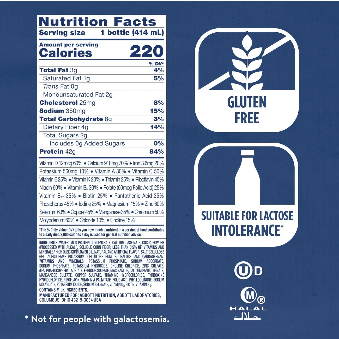 Ensure Max Protein Shake | 42g Complete Protein | French Vanilla | Ready to Drink | High Protein | 23 Vitamins & Minerals | 2g Sugar | 14 fl oz, 12 Pack
