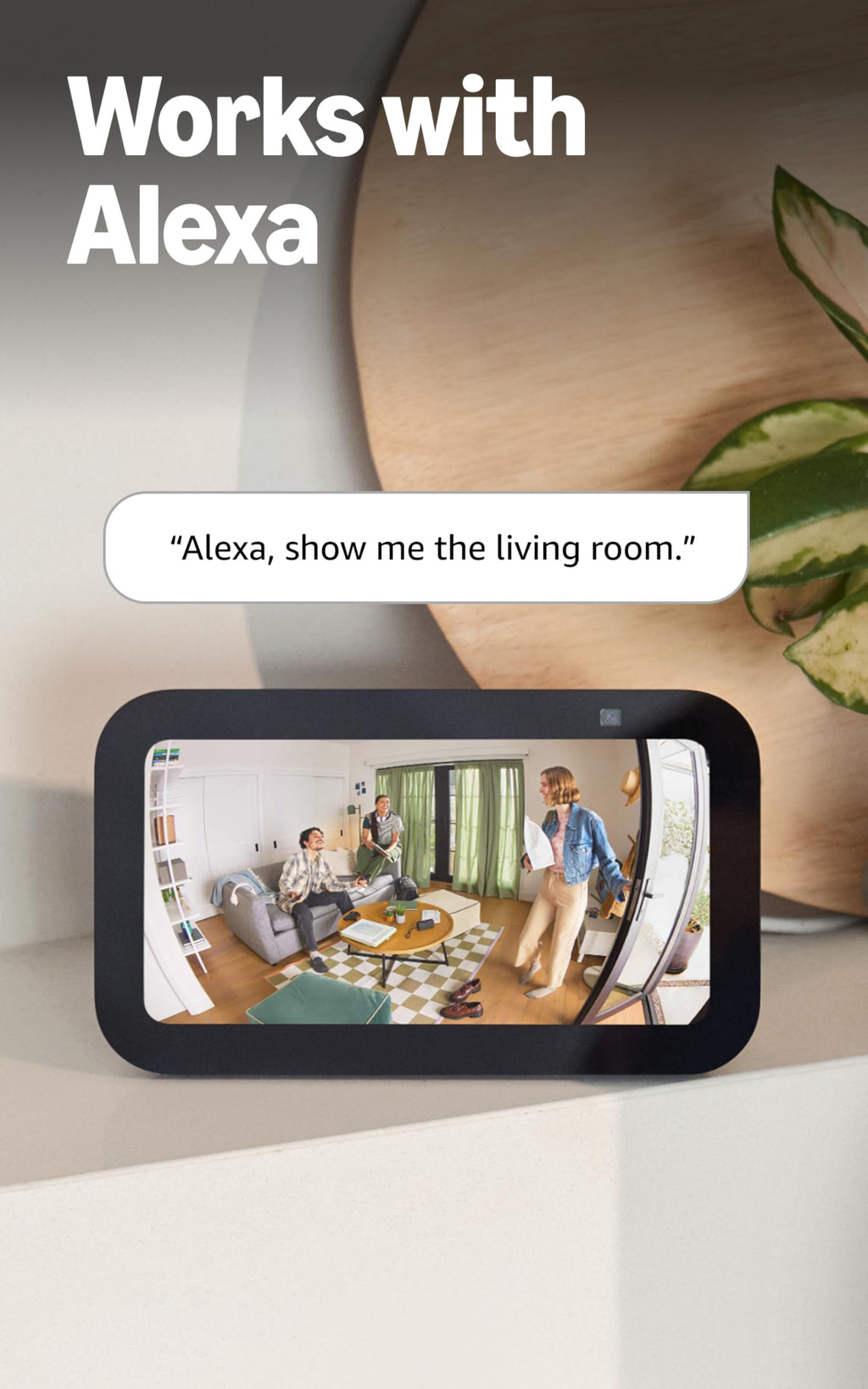 Ring Pan-Tilt Indoor Cam (newest model), See all around your home or business with 360° pan coverage, HD video, plus Two-Way Talk, White