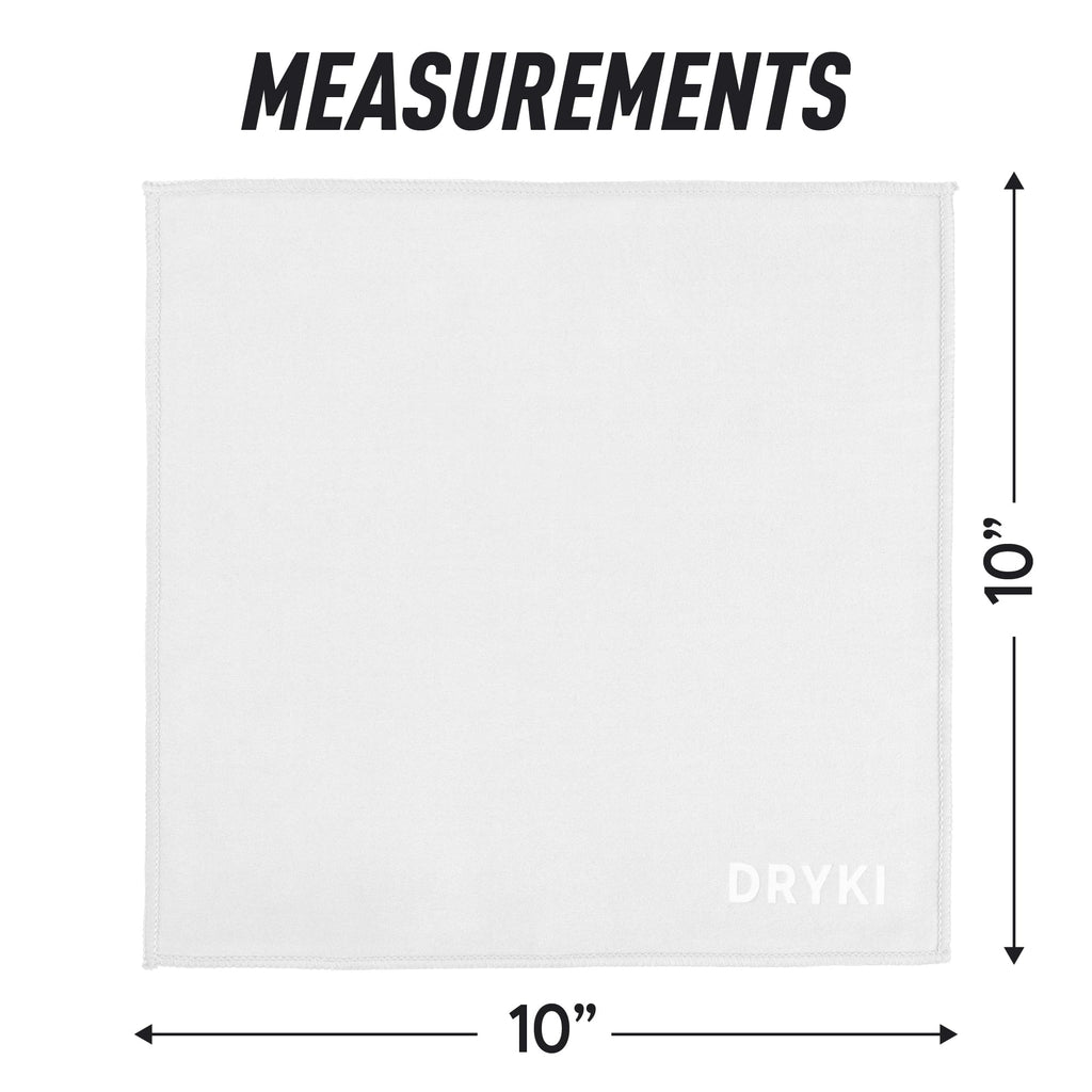 DRYKI Pocket-Sized Sweat Towels - The Original Sweat Absorbing Handkerchiefs - Quick-Dry Microfiber Sweat Rags for Face, Hands, & Body - Men & Women - Gym, Sports, and Work (Desert: 5 Pack)