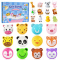 Bath Bombs for Kids with Surprise Toys Inside, 12 Pcs Bubble Bath Fizzy Balls with 12 Animal Shapes, Natural Bath Bombs Birthday Christmas Gift Set for Kids Girls Boys Toddlers