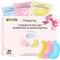 Onespring Eye Masks, Under Eye Patches for Puffiness, Retinol Collagen Eye Gel Pads, Reduce Wrinkles, Eye Bags & Dark circles - Face Mask Skincare, Anti Aging & Moisturizer, 24 Pairs