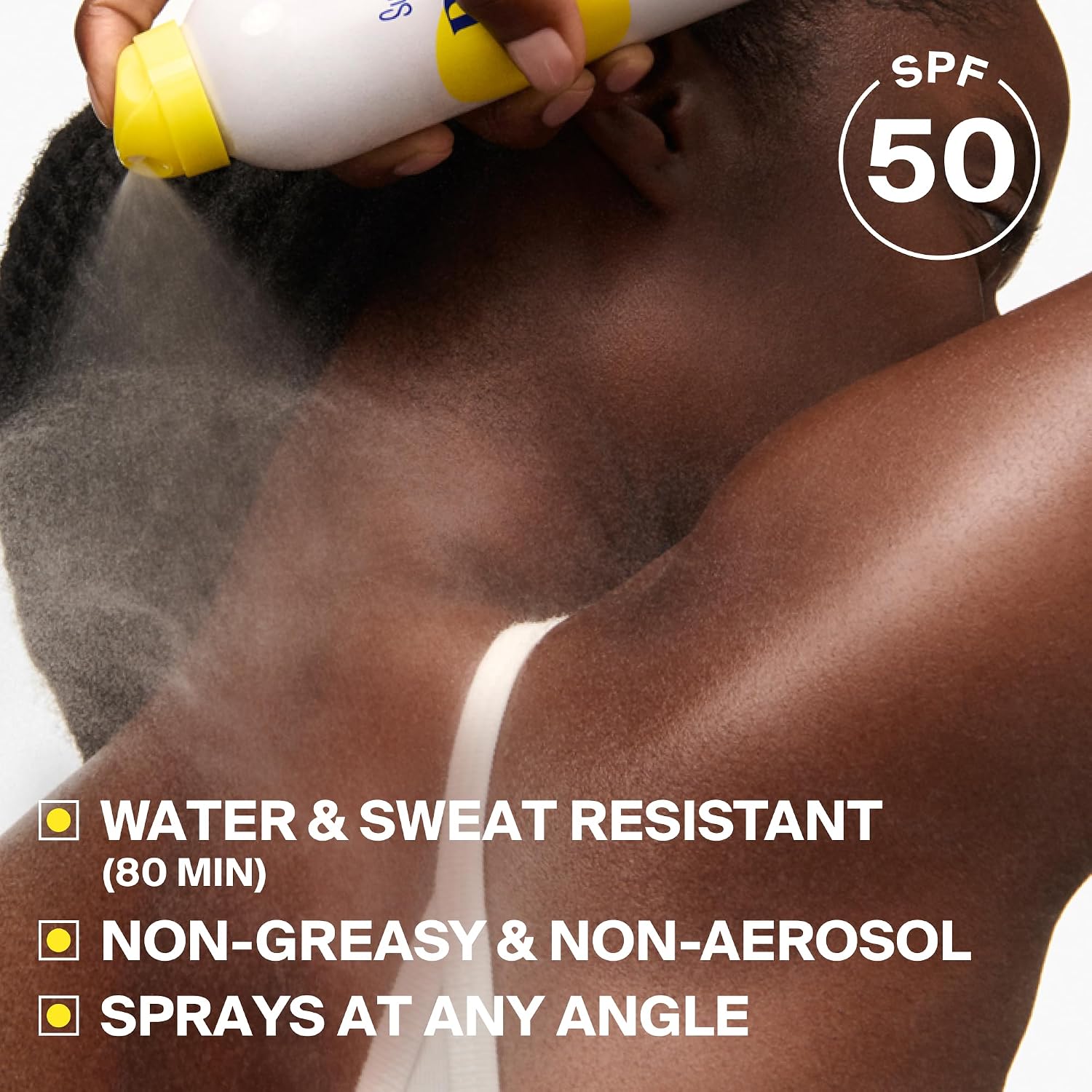Supergoop! PLAY Antioxidant Body Mist w/Vitamin C - 6 fl oz - SPF 50 PA++++ Broad Spectrum Sunscreen - Body Spray - Great for Active Days - Whipped Coconut