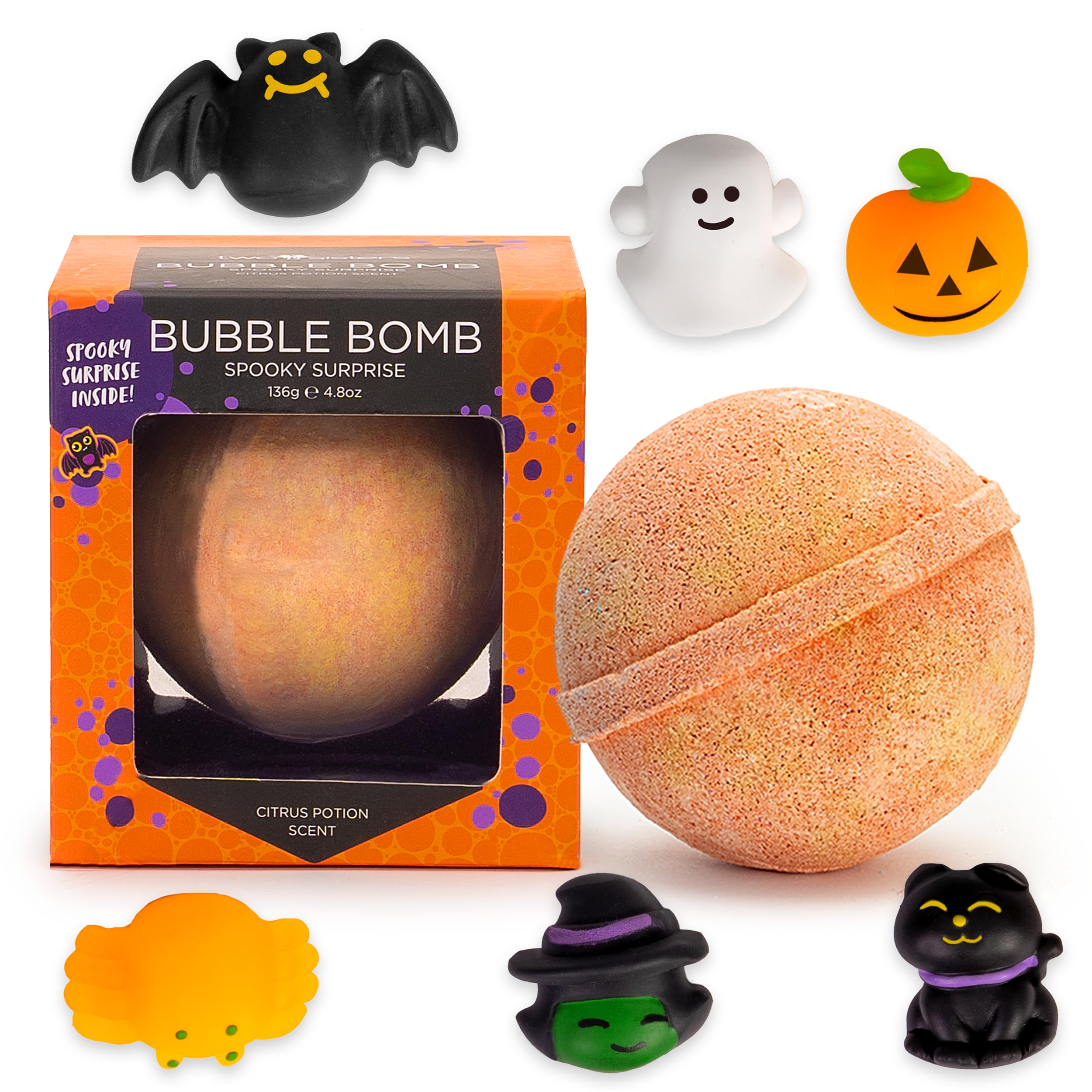 Superhero Bath Bombs for Kids & Boys with Surprise Hero Toys Inside (1 Pack) - Large Bubble Bath Bombs for Boys & Girls - Birthday Gift & Goodie Bags for Kids - Fruity Scent, USA Made by Two Sisters