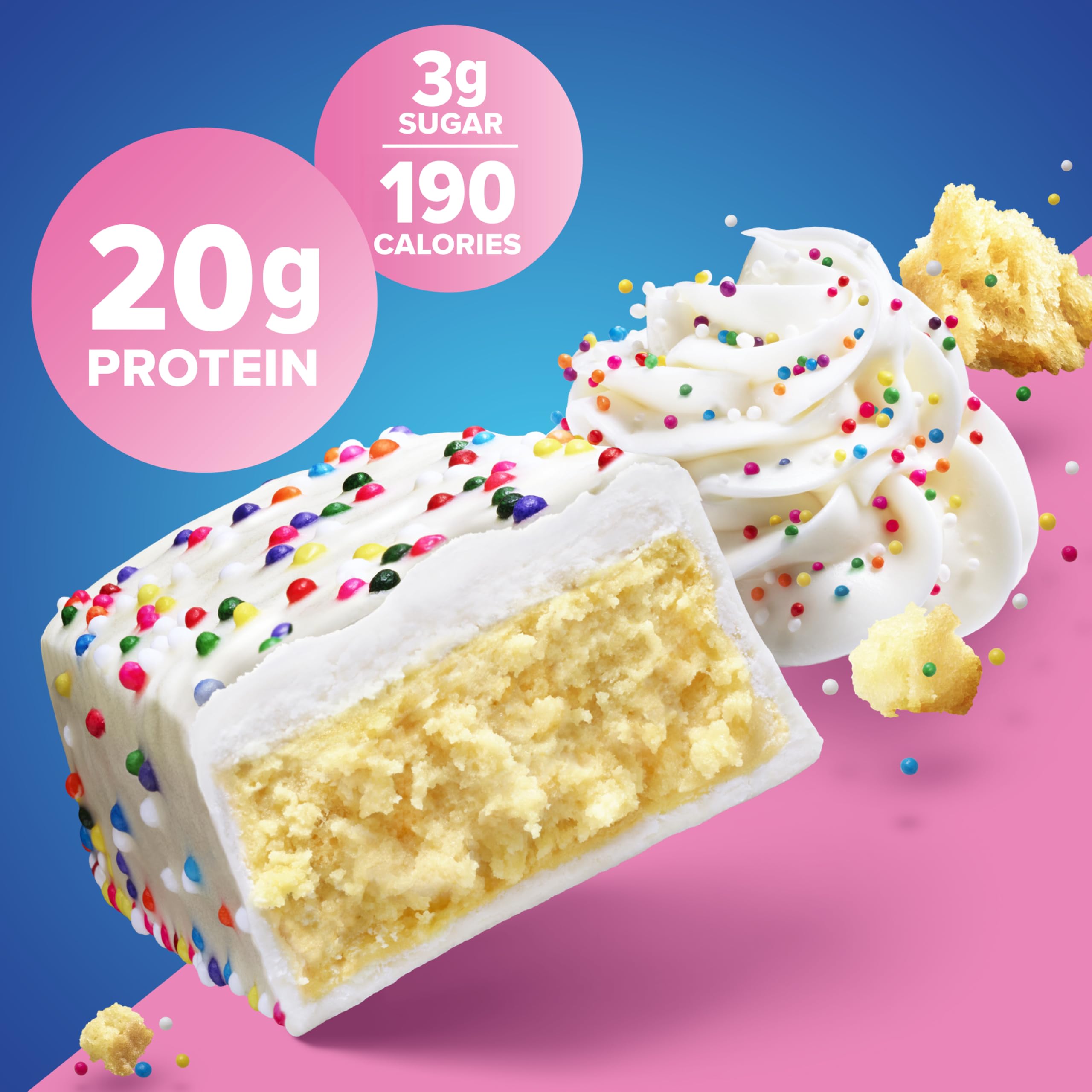 Pure Protein Chocolate Peanut Butter Protein Bars – 20g Protein, 3g Sugar, 190 Calories (12 count) Low Sugar* High Protein Snack - Gluten Free - Perfect for a Healthy Snack