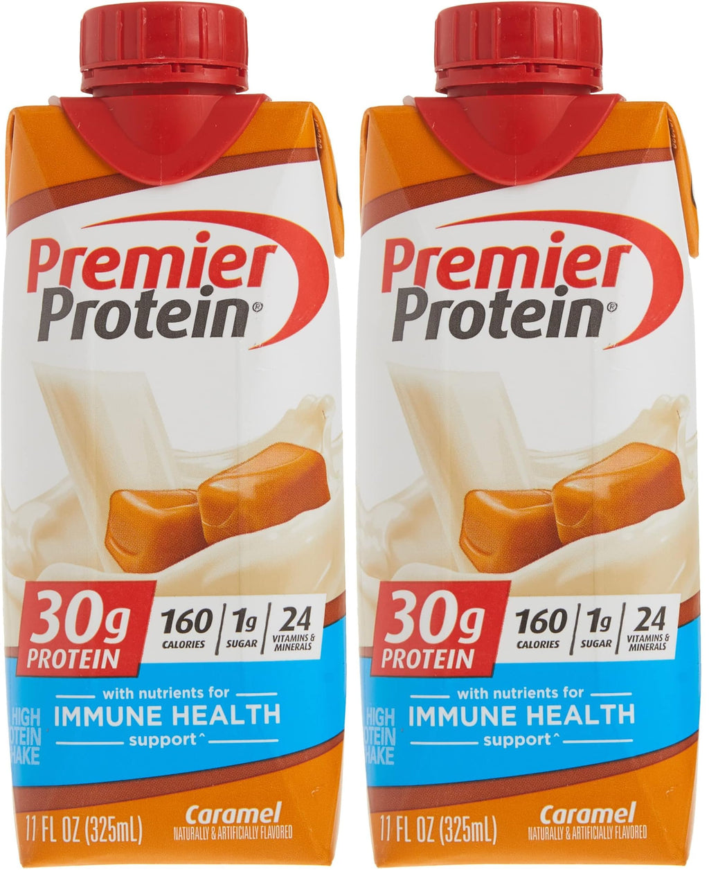 Premier Protein Premier Caramel High Protein Shake, 11 Fl Oz (Pack of 15)