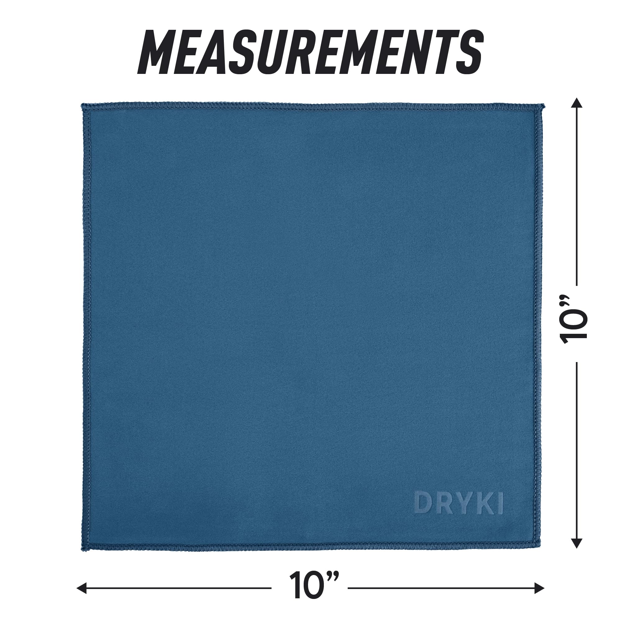 DRYKI Pocket-Sized Sweat Towels - The Original Sweat Absorbing Handkerchiefs - Quick-Dry Microfiber Sweat Rags for Face, Hands, & Body - Men & Women - Gym, Sports, and Work (Desert: 5 Pack)
