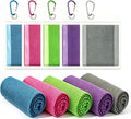 Cooling Towel for Neck and Face, 5 Pack Soft Microfiber Cold Towel | 40 X 12 Inch Breathable Cooling Towels, Cool Towels For Neck Hot Weather, Sports, Yoga, Workout, Running, Golf, Camping