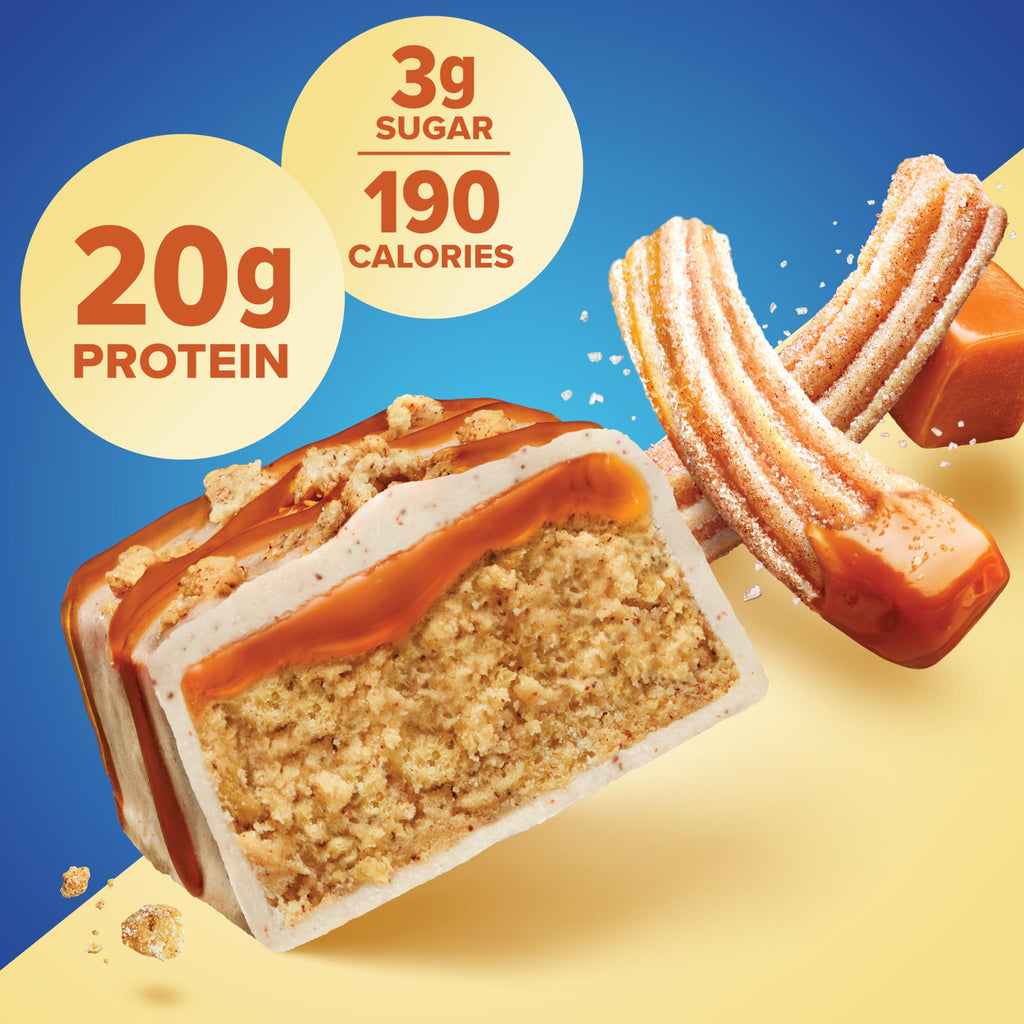 Pure Protein Chocolate Peanut Butter Protein Bars – 20g Protein, 3g Sugar, 190 Calories (12 count) Low Sugar* High Protein Snack - Gluten Free - Perfect for a Healthy Snack