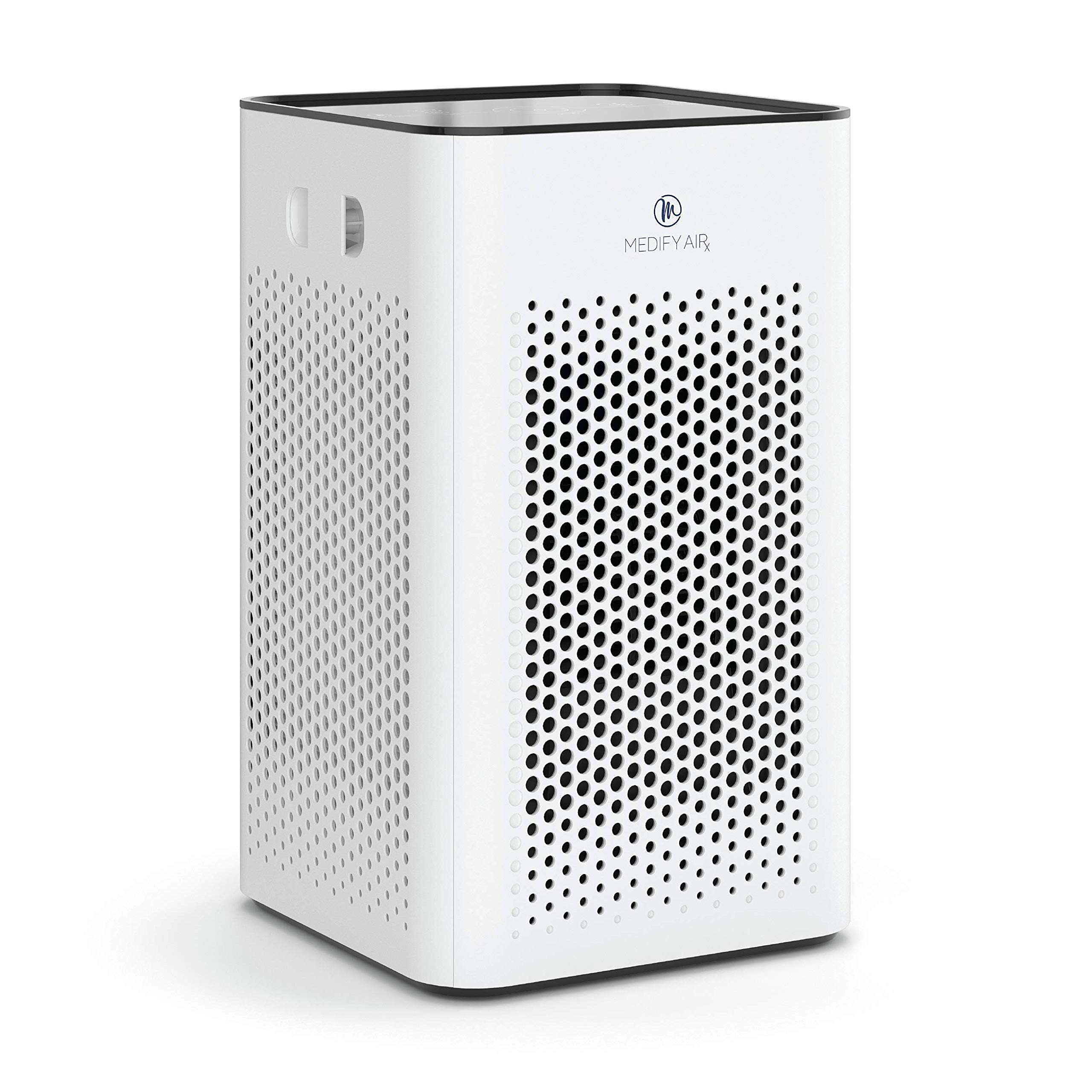 Medify MA-50 Air Purifier V3.0 with True HEPA H13 Filter | 2,640 ft² Coverage in 1hr for Smoke, Wildfires, Odors, Pollen, Pets | Quiet 99.9% Removal to 0.1 Microns | White, 1-Pack