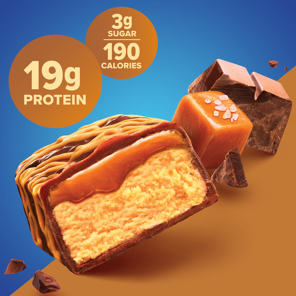 Pure Protein Chocolate Peanut Butter Protein Bars – 20g Protein, 3g Sugar, 190 Calories (12 count) Low Sugar* High Protein Snack - Gluten Free - Perfect for a Healthy Snack