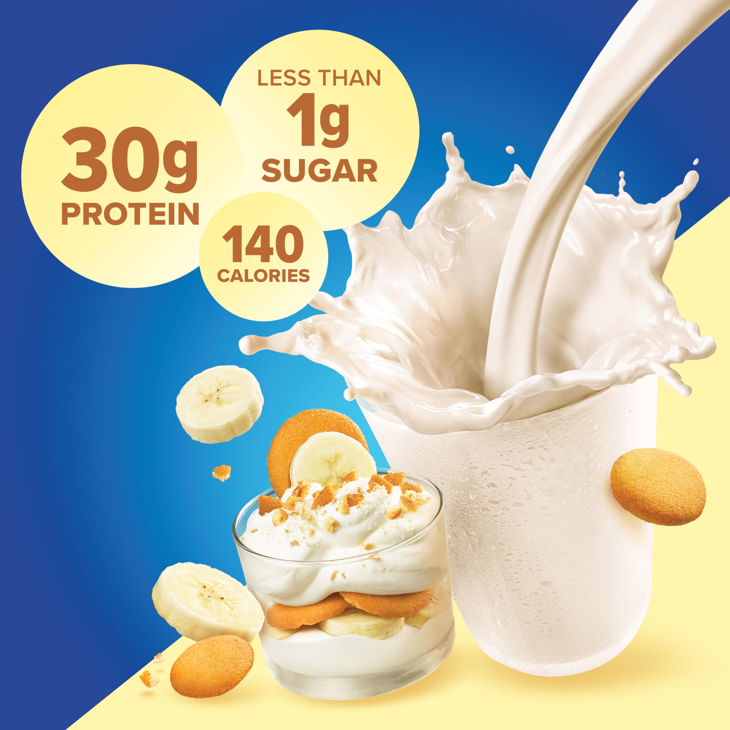 Pure Protein Chocolate Protein Shake, 30g Complete Protein, Ready to Drink and Keto-Friendly, Vitamins A, C, D, and E plus Zinc to Support Immune Health, 11oz Bottles, 12 Pack