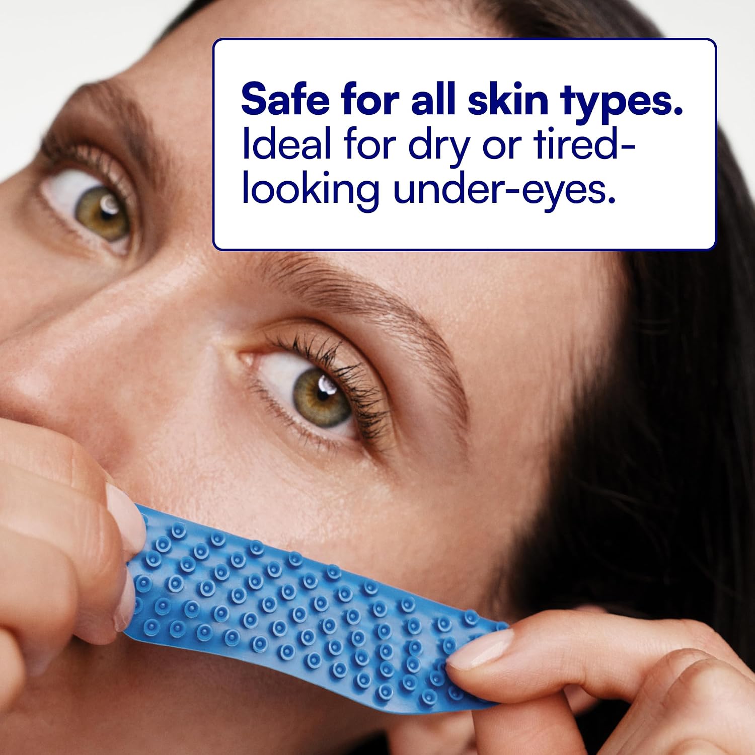Bliss Pro™ Supercharged Eye Masks | Reusable Silicone Under Eye Patches for Depuffing, Locks in Skincare & Boosts Microcirculation, 1 Pair
